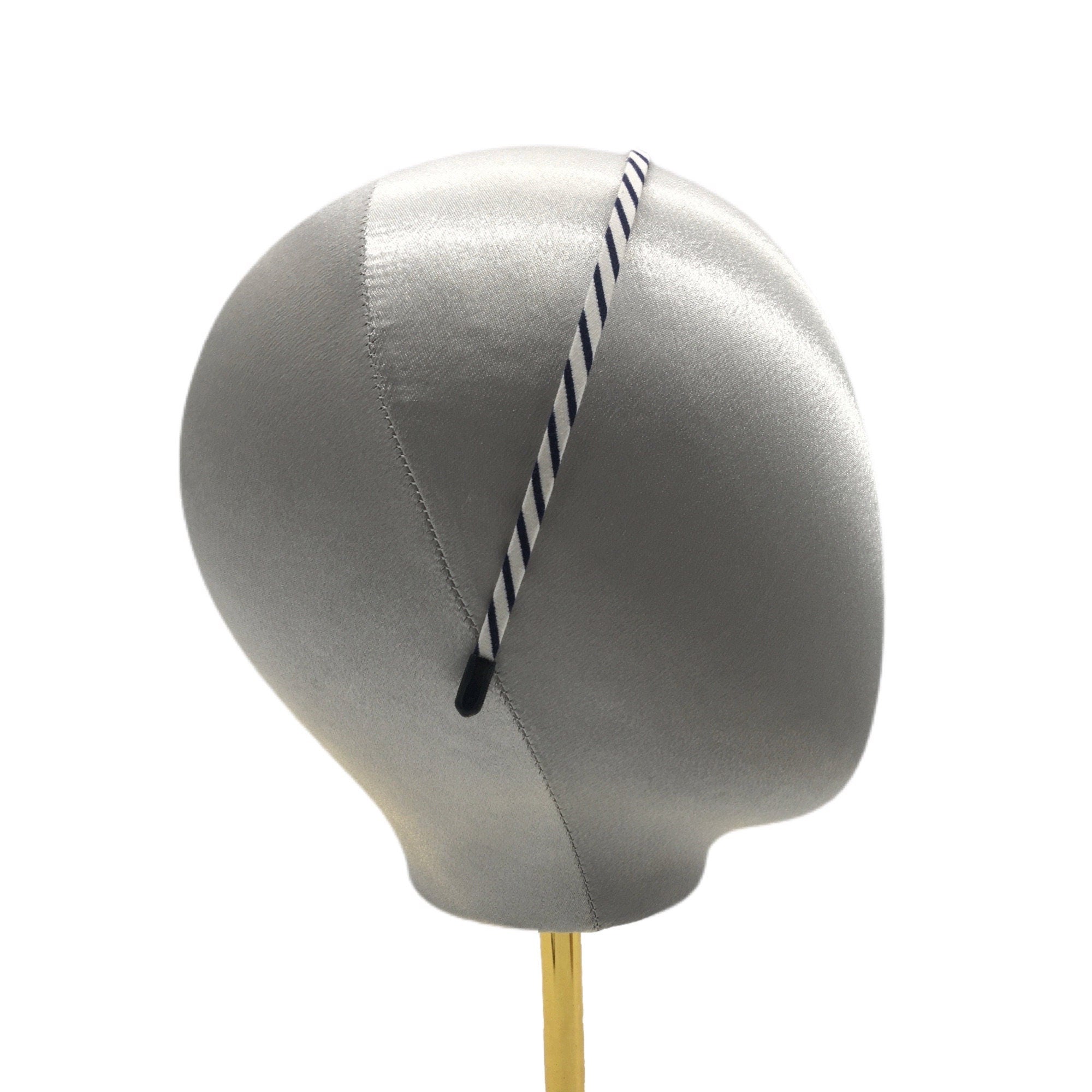 5mm Metal Headband Hair Hoop Satin Covered for Fascinators & Mini Hats