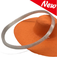 Load image into Gallery viewer, 10m x 1,5mm Transparent Hat Brim Wire for Millinery