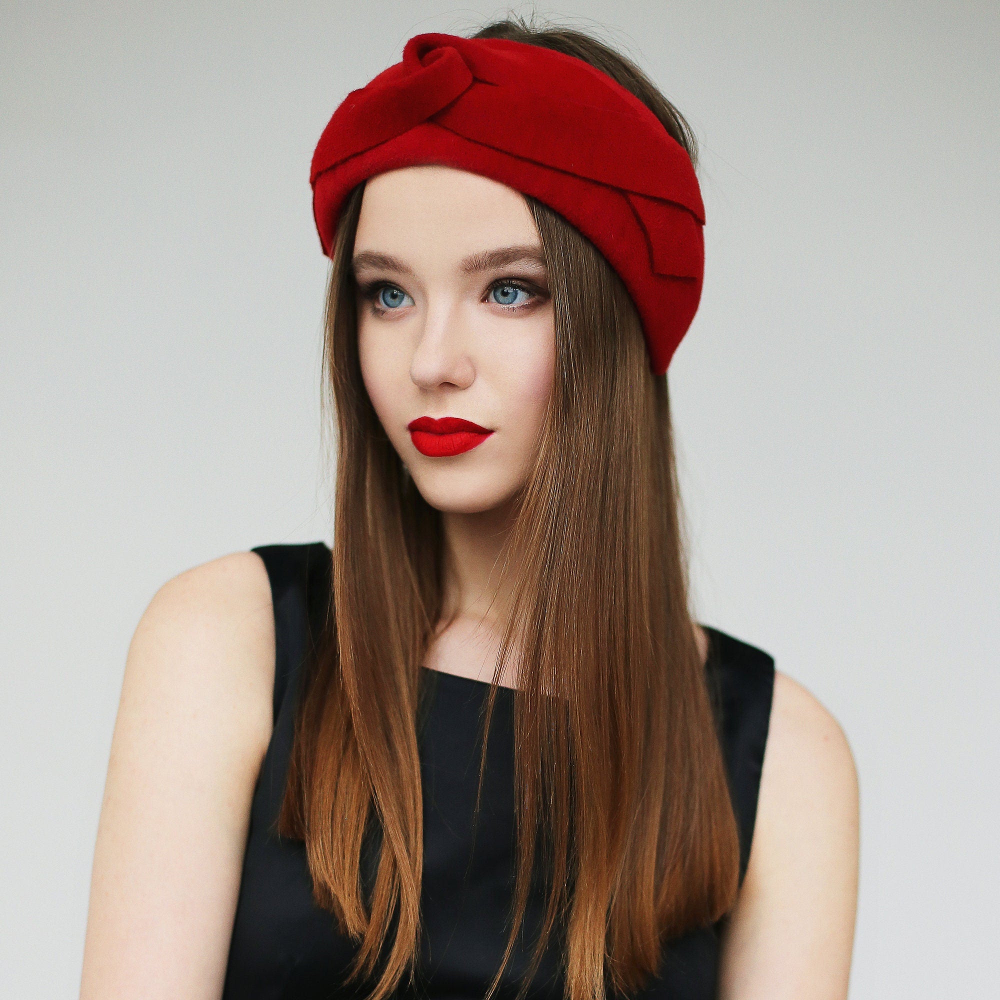 Velour Fascinator Headband