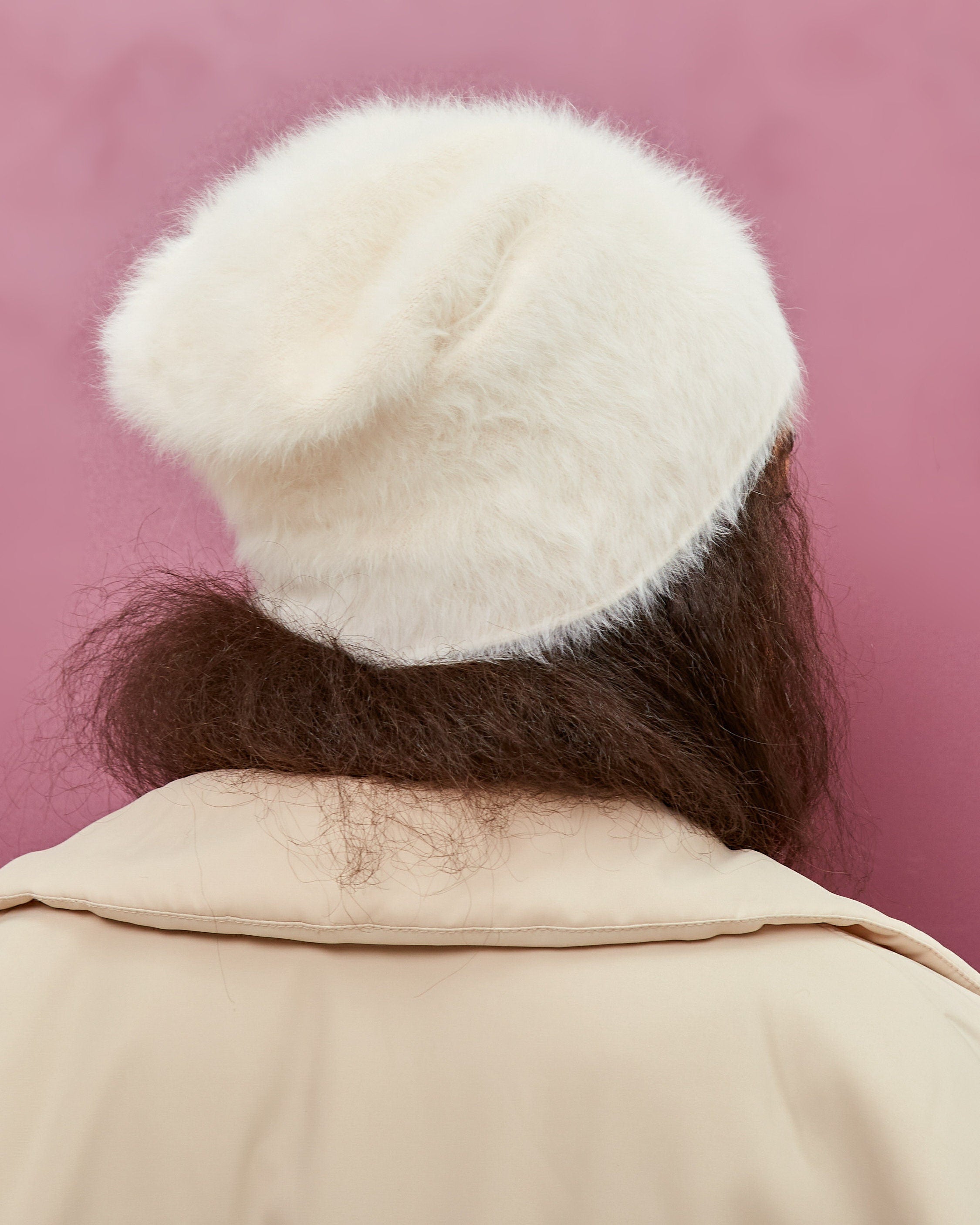 Beanie Hat Angora Wool Comfortable Winter Headwear