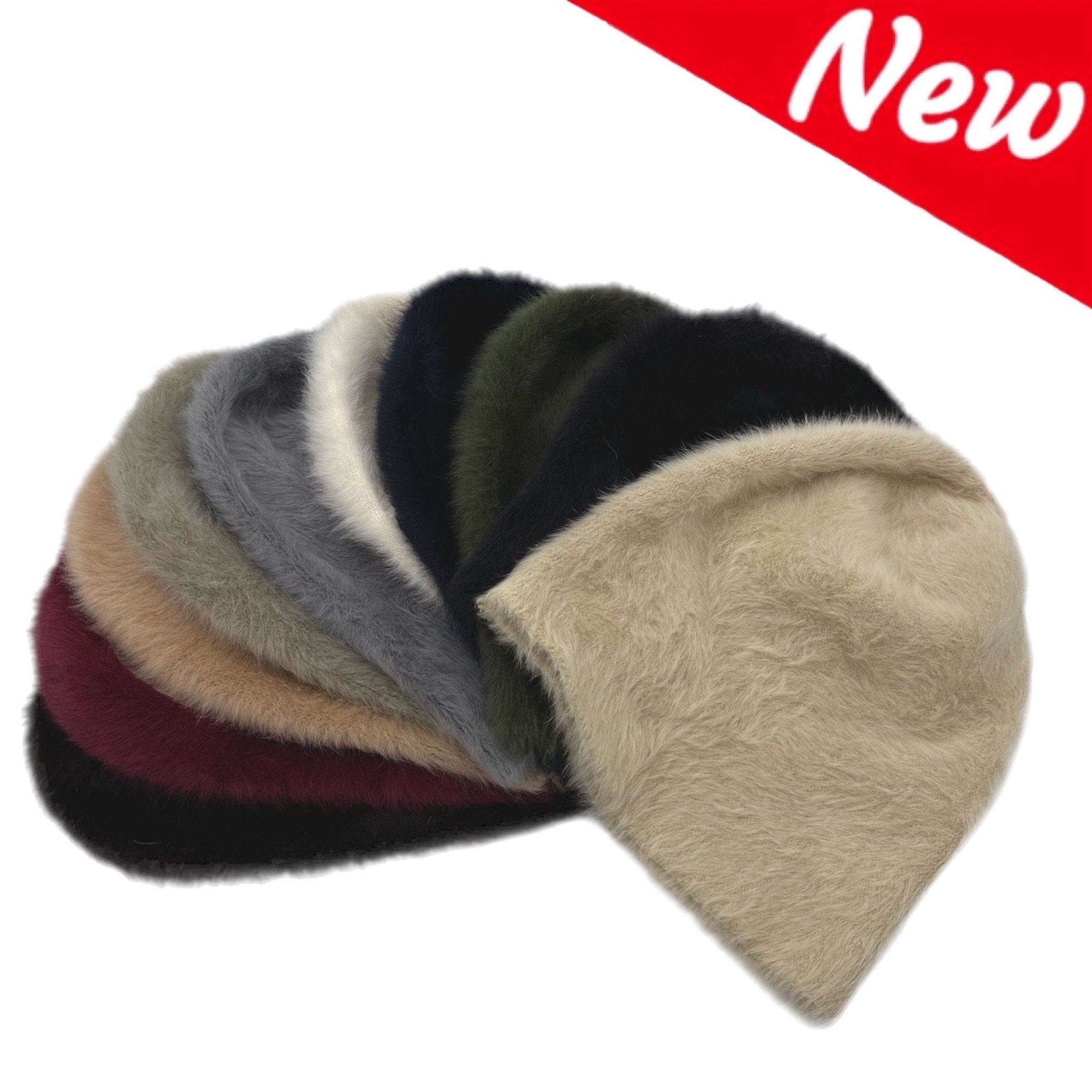 Beanie Hat Angora Wool Comfortable Winter Headwear