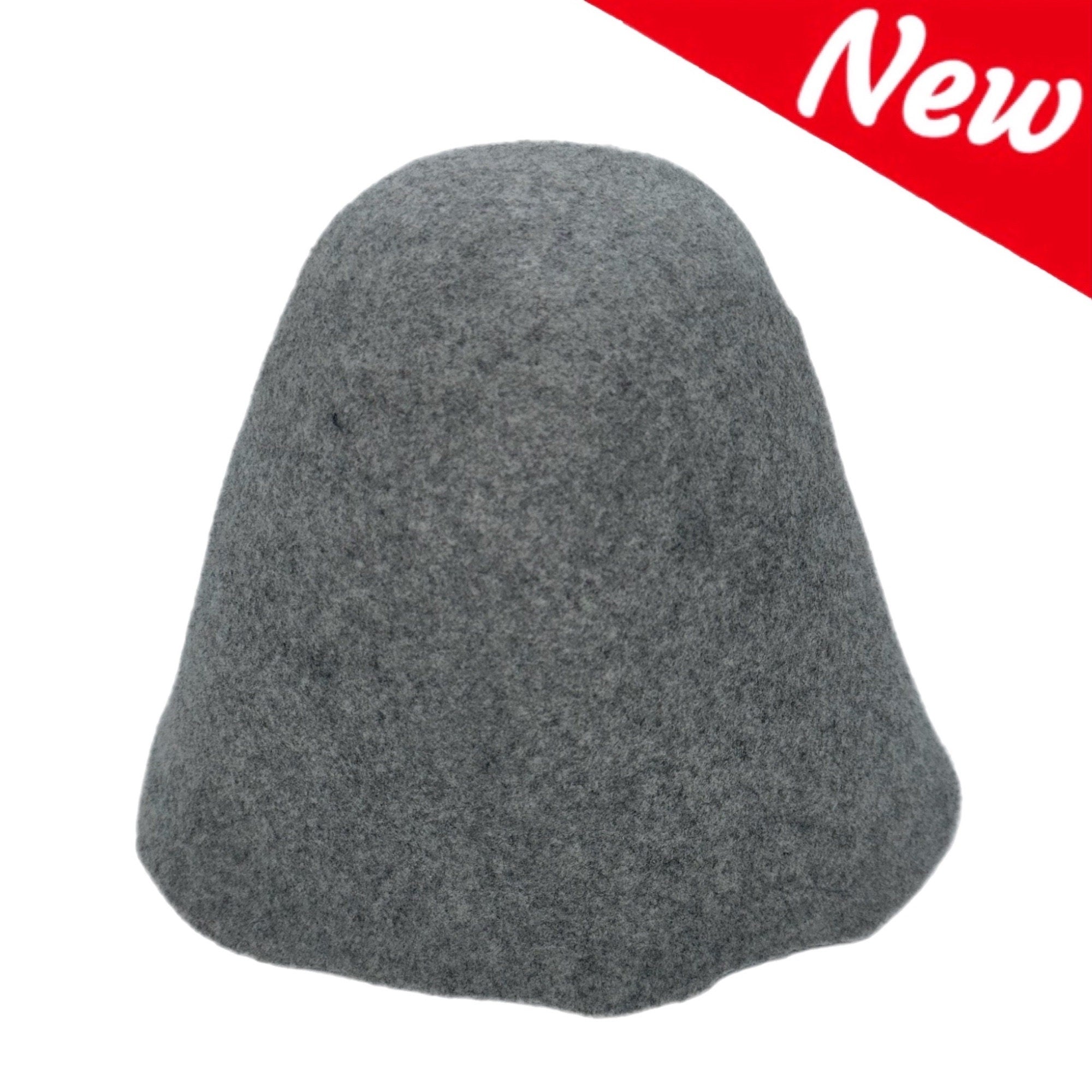 Melange Wool Felt Cone Hat Bodies