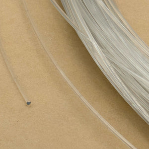 10m x 1,5mm Transparent Hat Brim Wire for Millinery