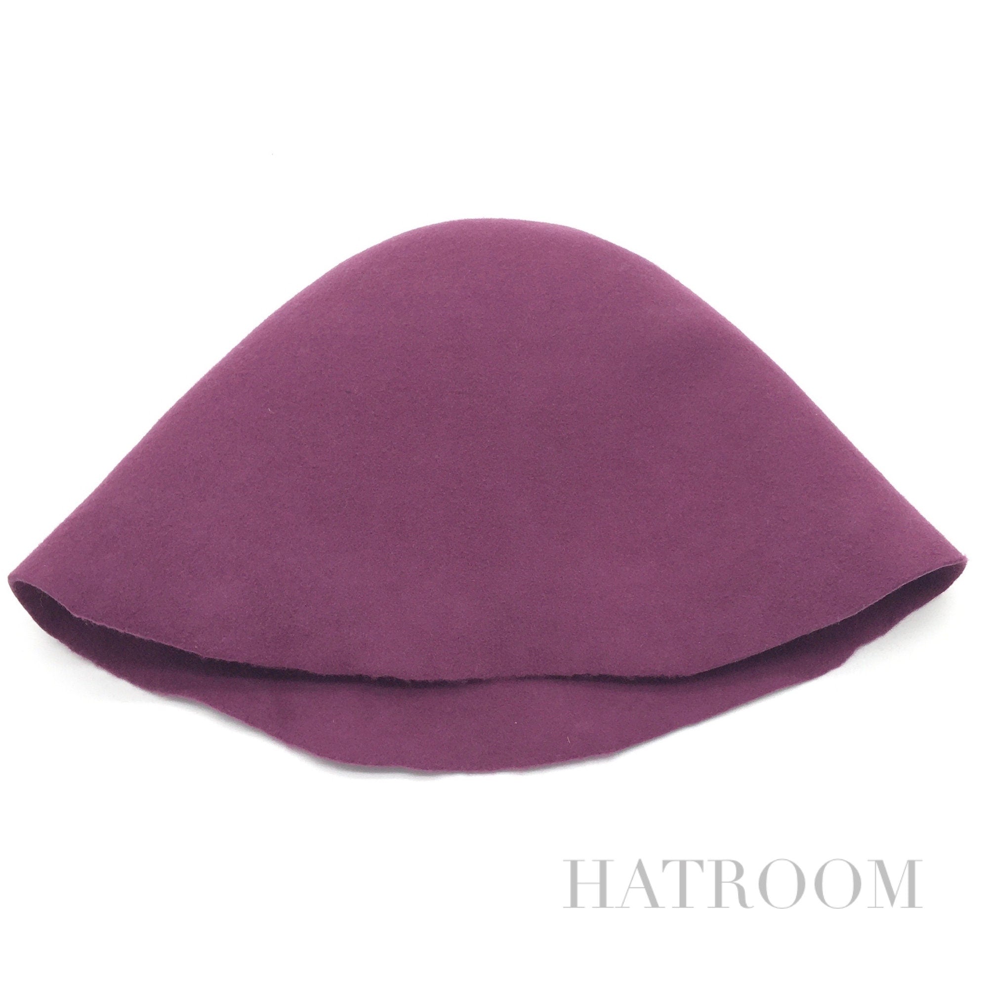Set of 6 pcs Wool Felt Cone Hat Bodies for Millinery and Hat Making