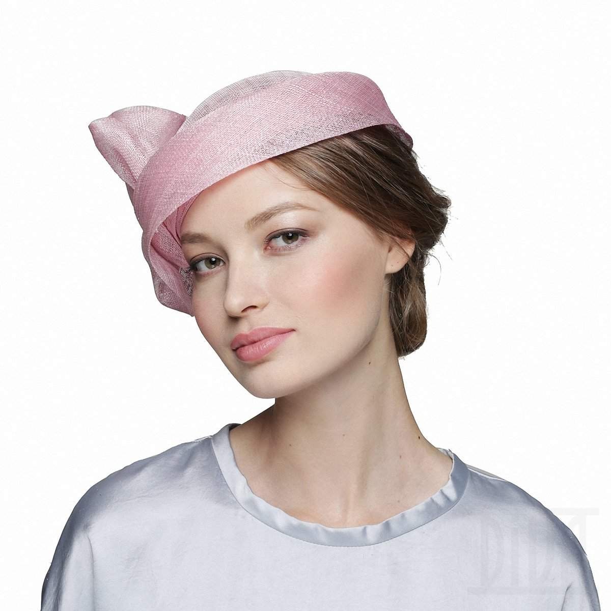 Creative Pink Sinamay Cloche Hat Perfect Ladies Headwear - DivaHats Boutique