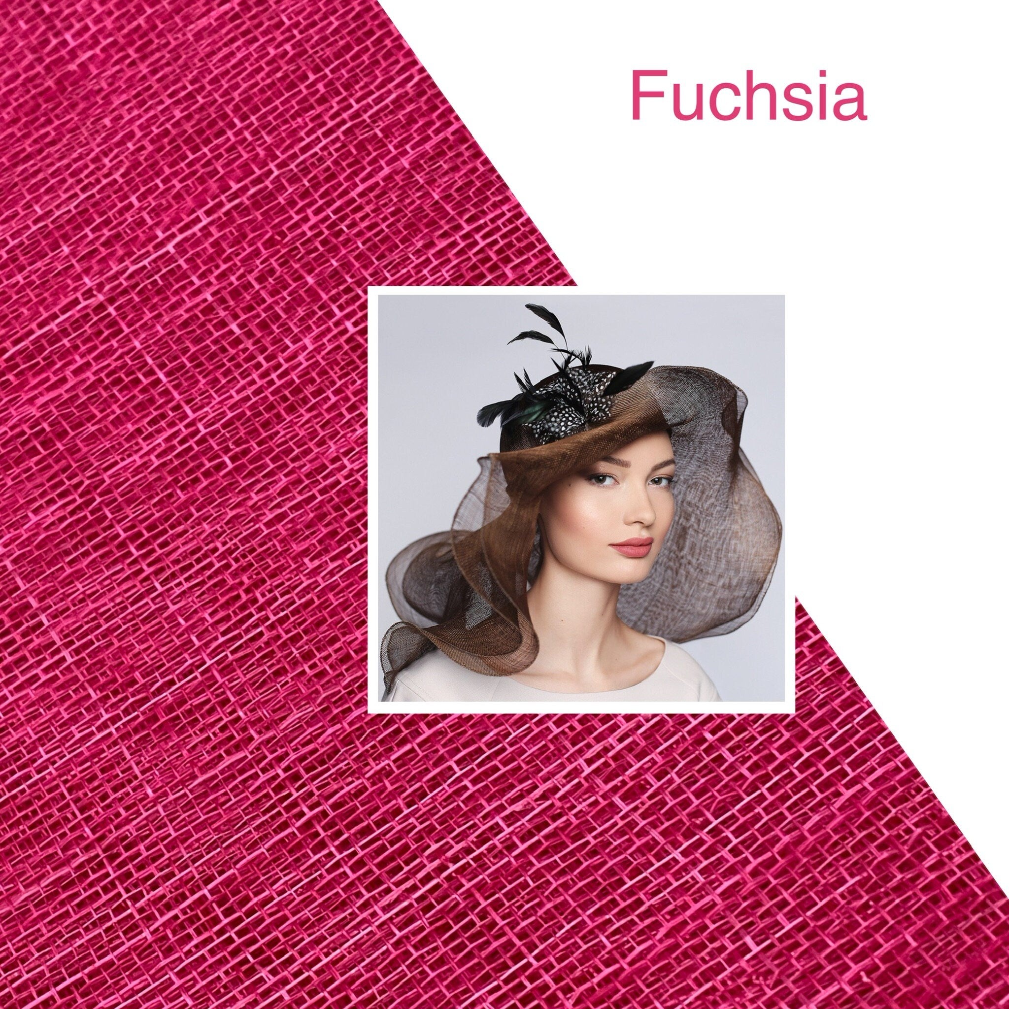 Exquisite Kentucky Derby Hat Double Wide&Floppy brims with Flower