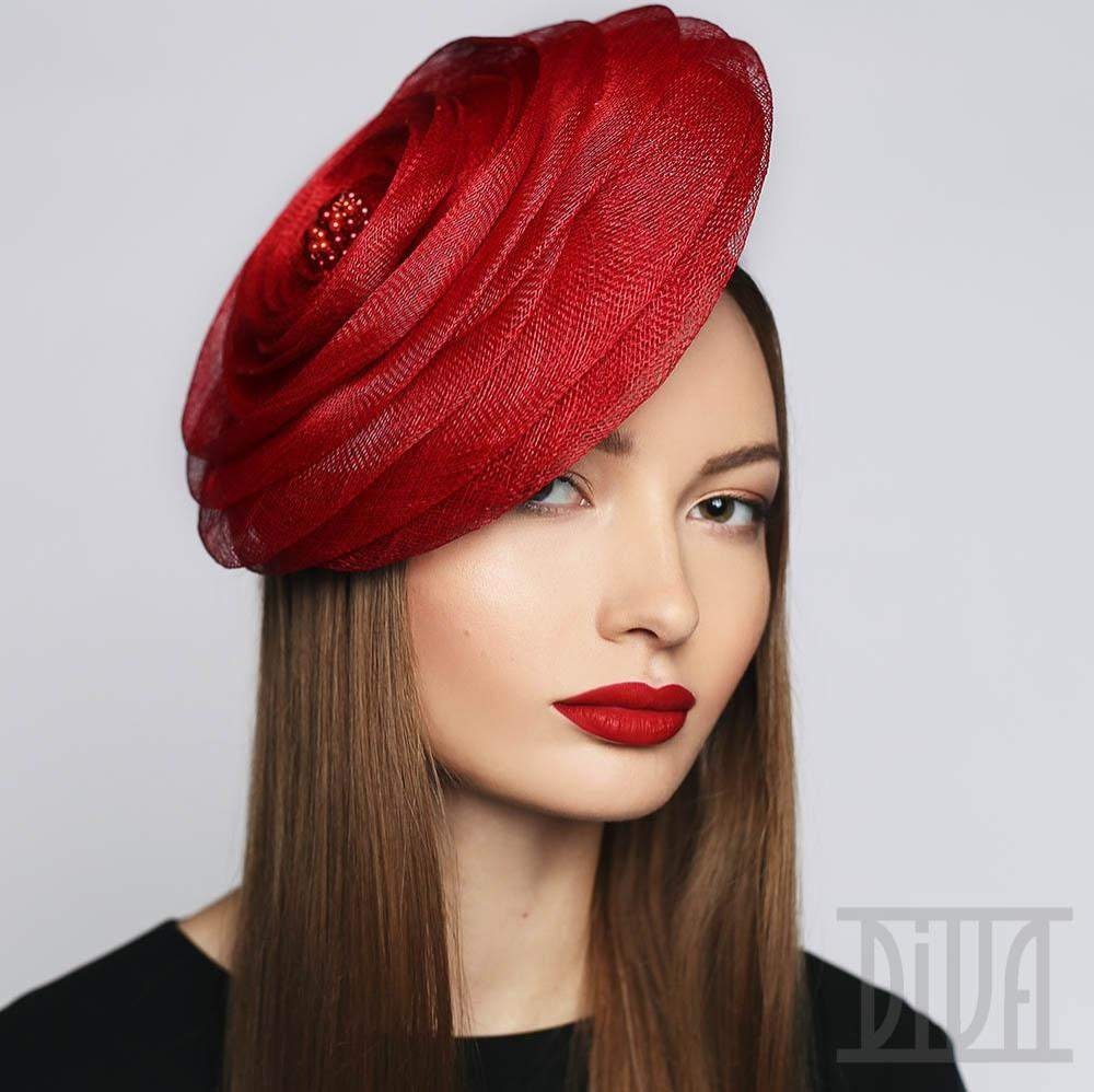 Fascinator Hat Mini Derby Hat  - DivaHats Boutique