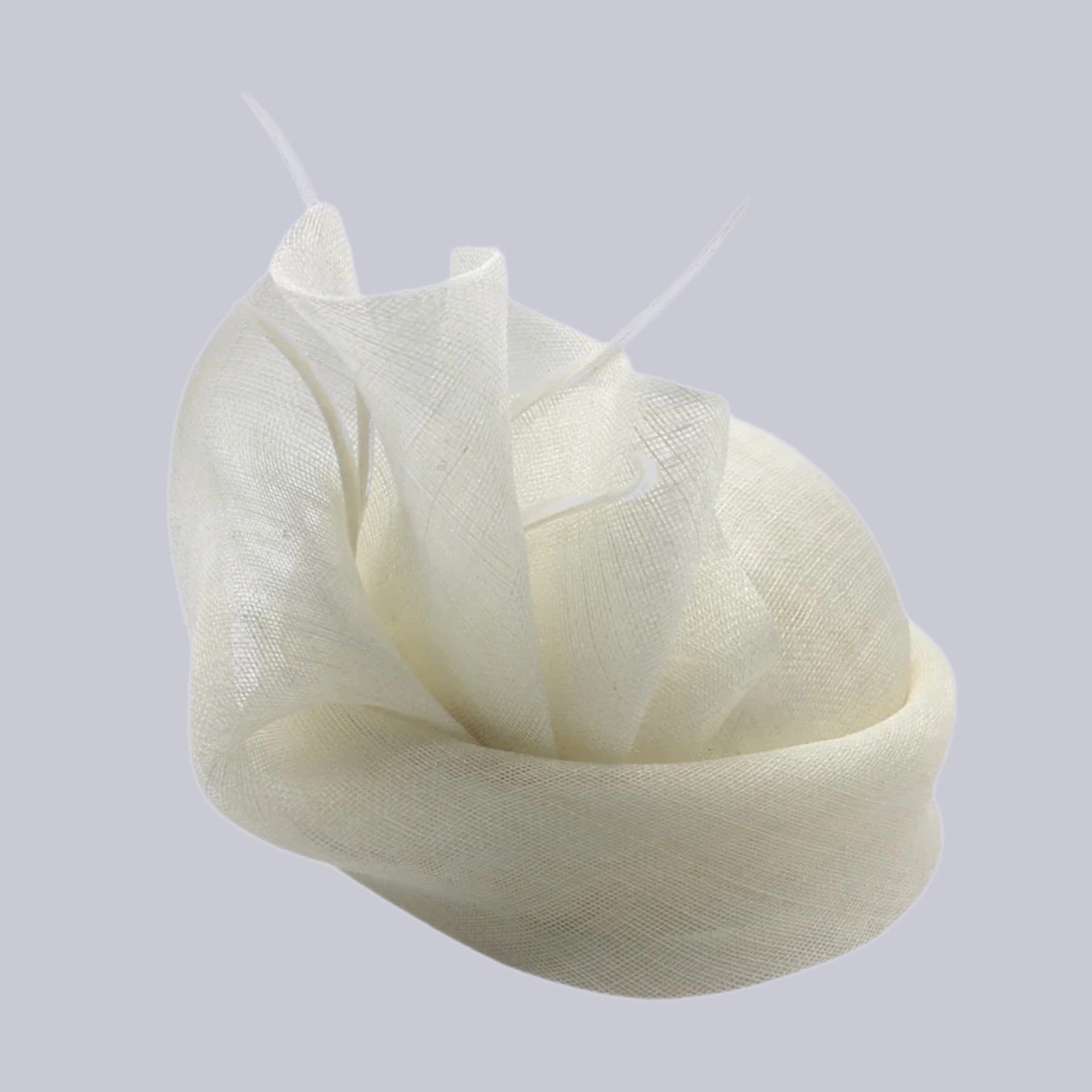 Sinamay Cloche with Feathers Ladies Derby Hat