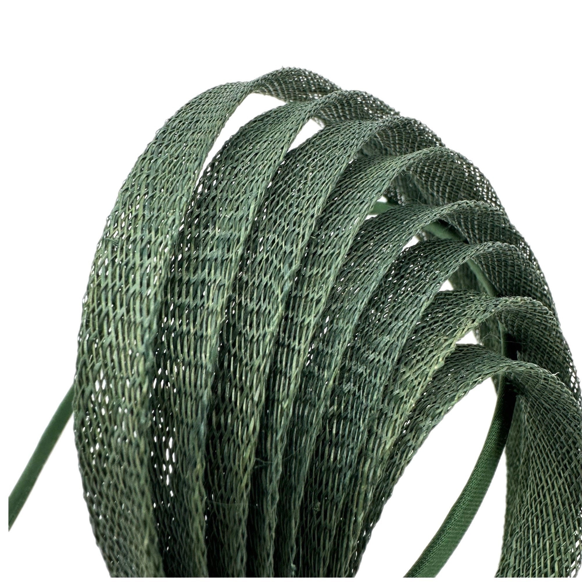 Dark Green fascinator