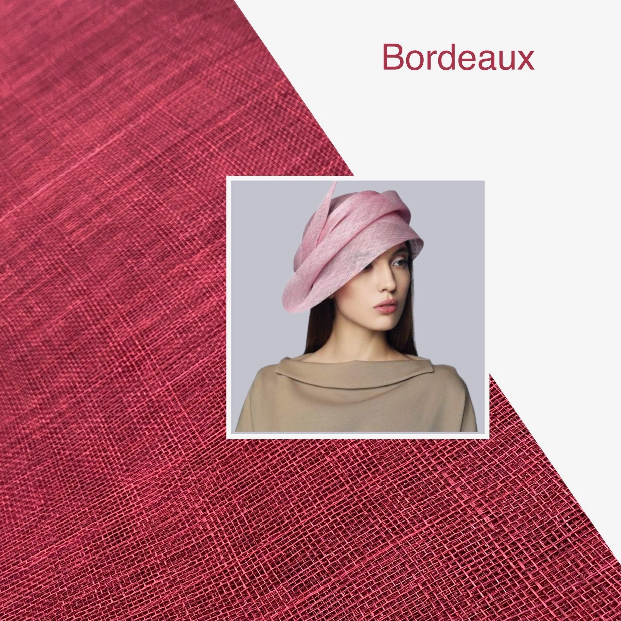 Cloche Hat Handmade Sinamay Modern Derby Church Headwear