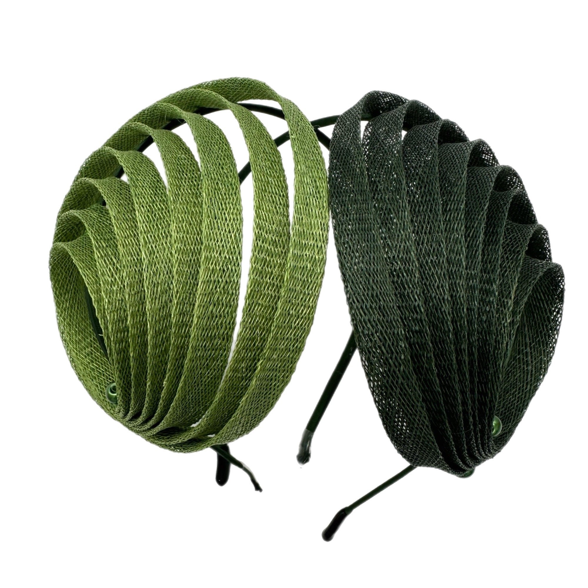 Green Fascinator Hats Wedding Tea Party Church Headwear