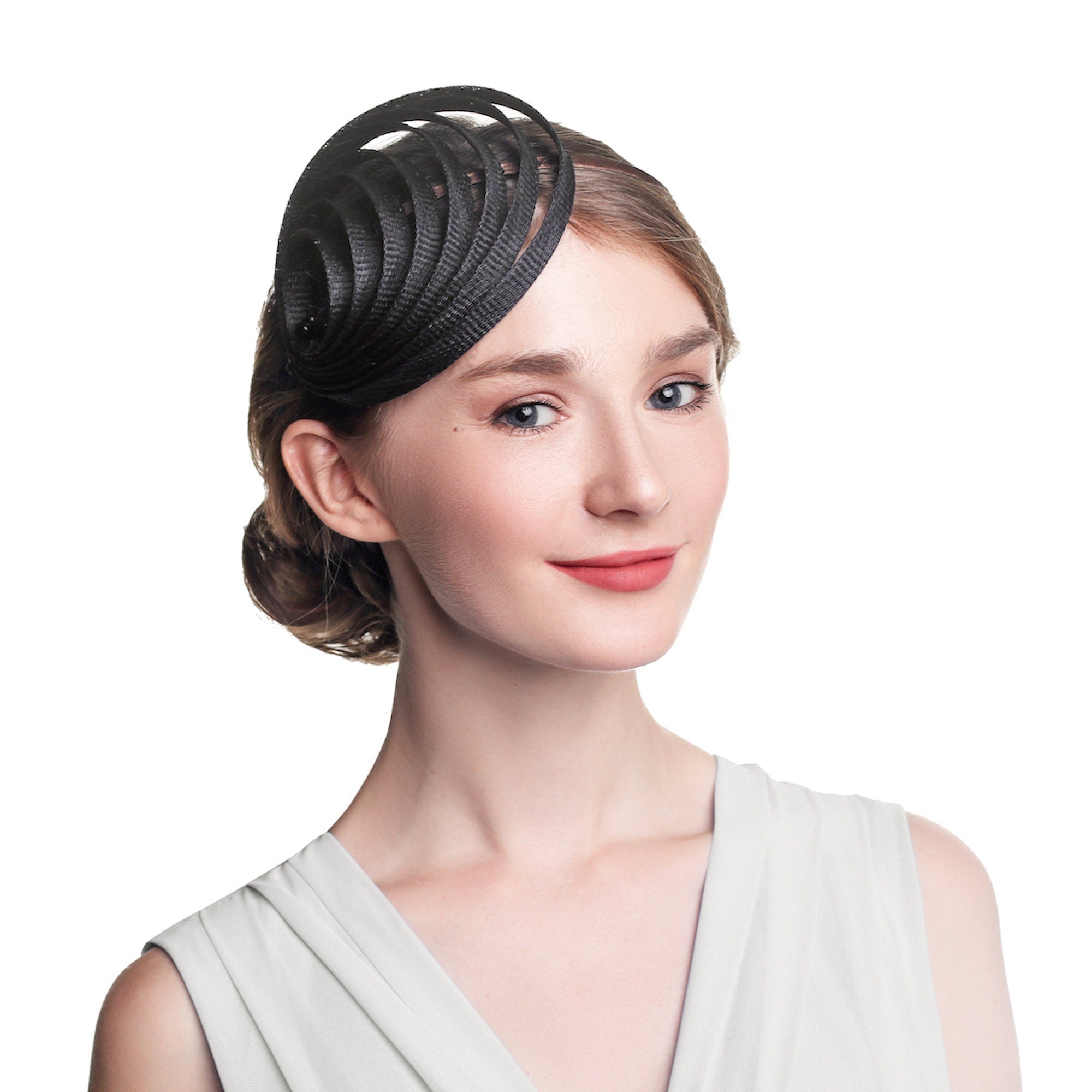 Women Fascinator Cocktail Wedding Tea Party Church Hat