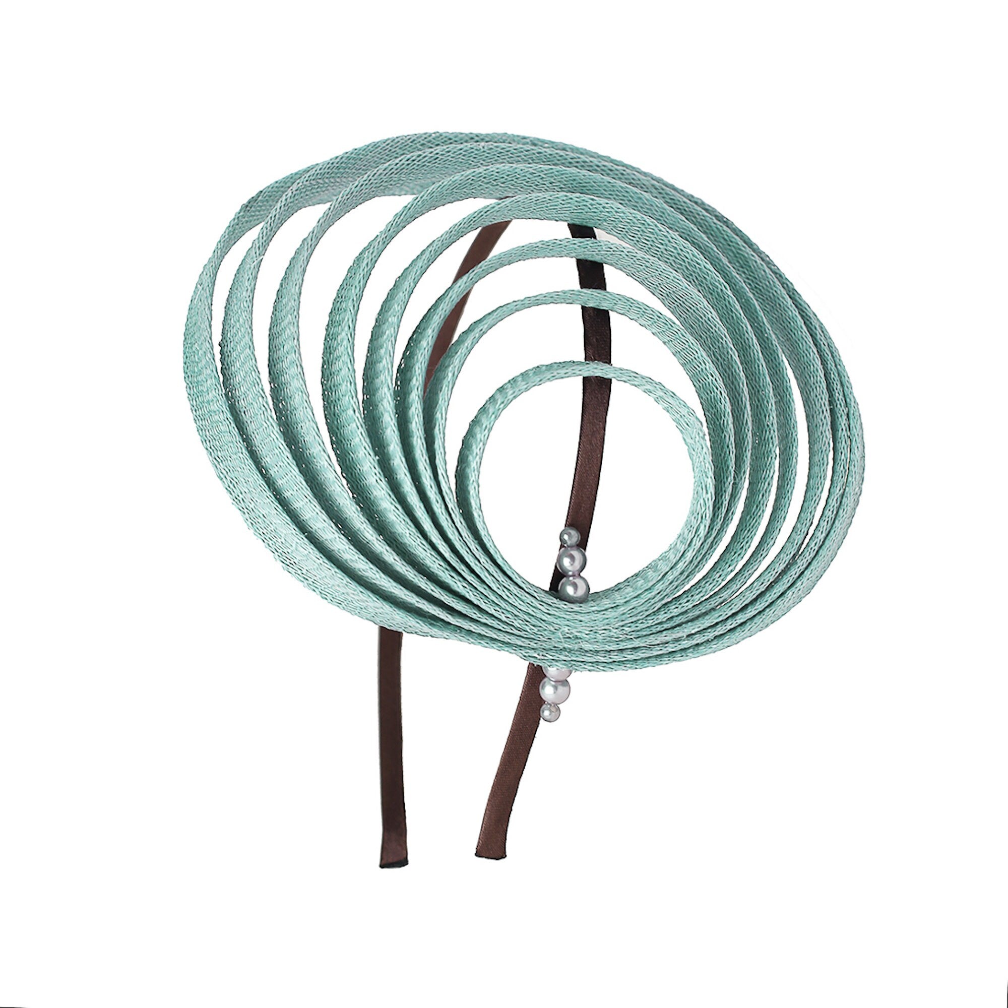 Paradise blue fascinator