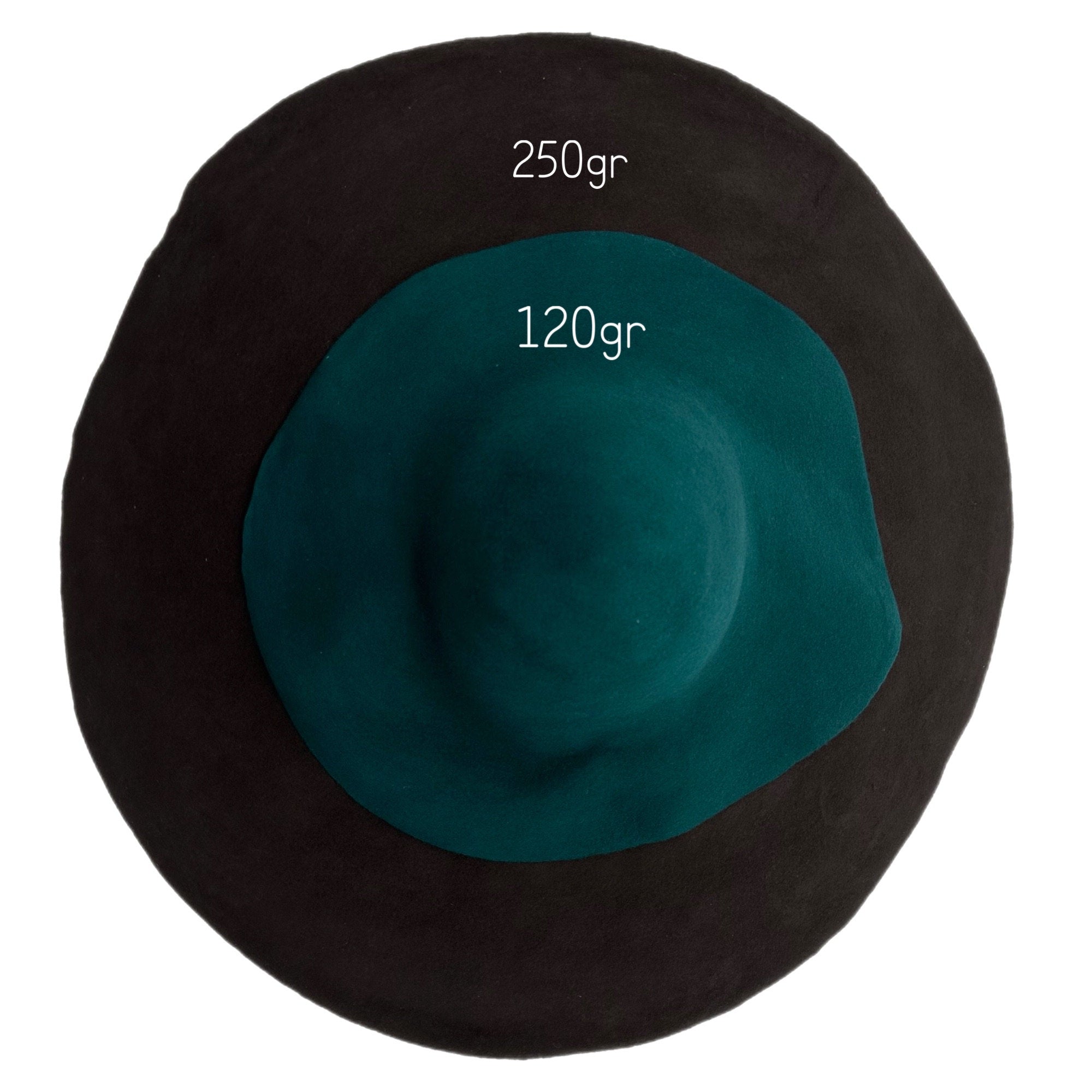 Giant Wool Felt Capeline Hat Bodies for Millinery