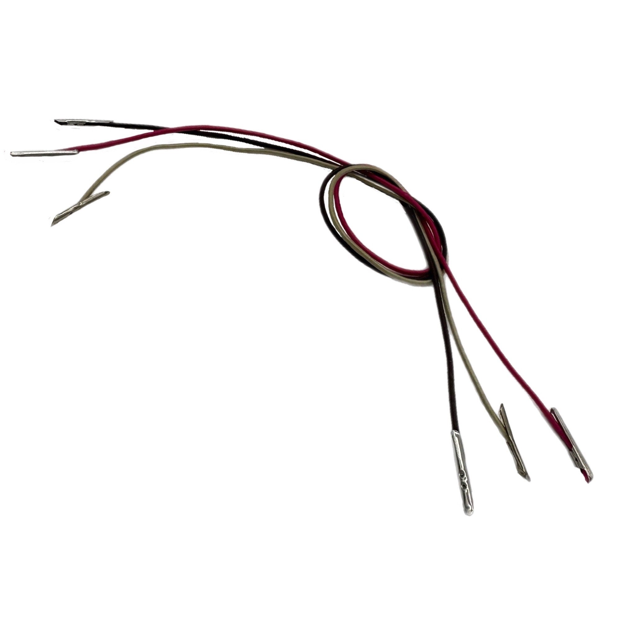 Millinery Elastic Cord with Metal Barbs Set in Three Colors
