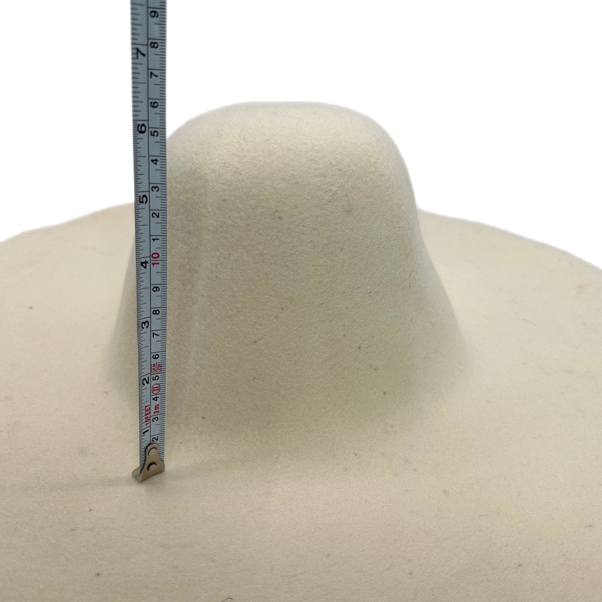 White Felt Capeline Hat Body 