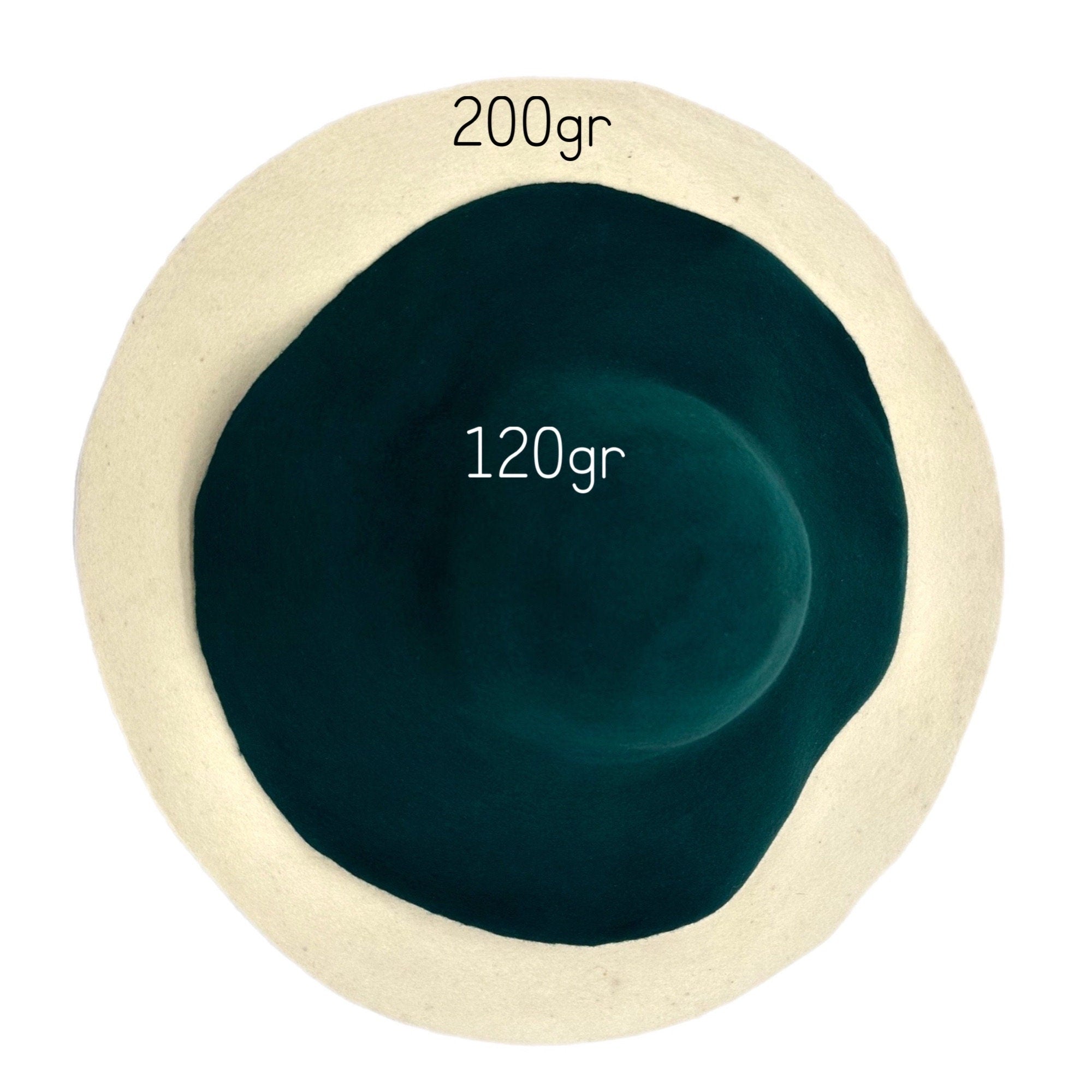 Heavy Weight Wool Felt Capeline 200g (7 oz)