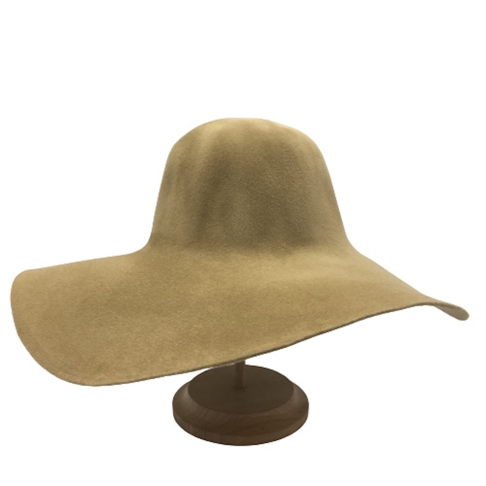 Velour Fur Felt Capeline, Floppy Brim Hat Making Supplies