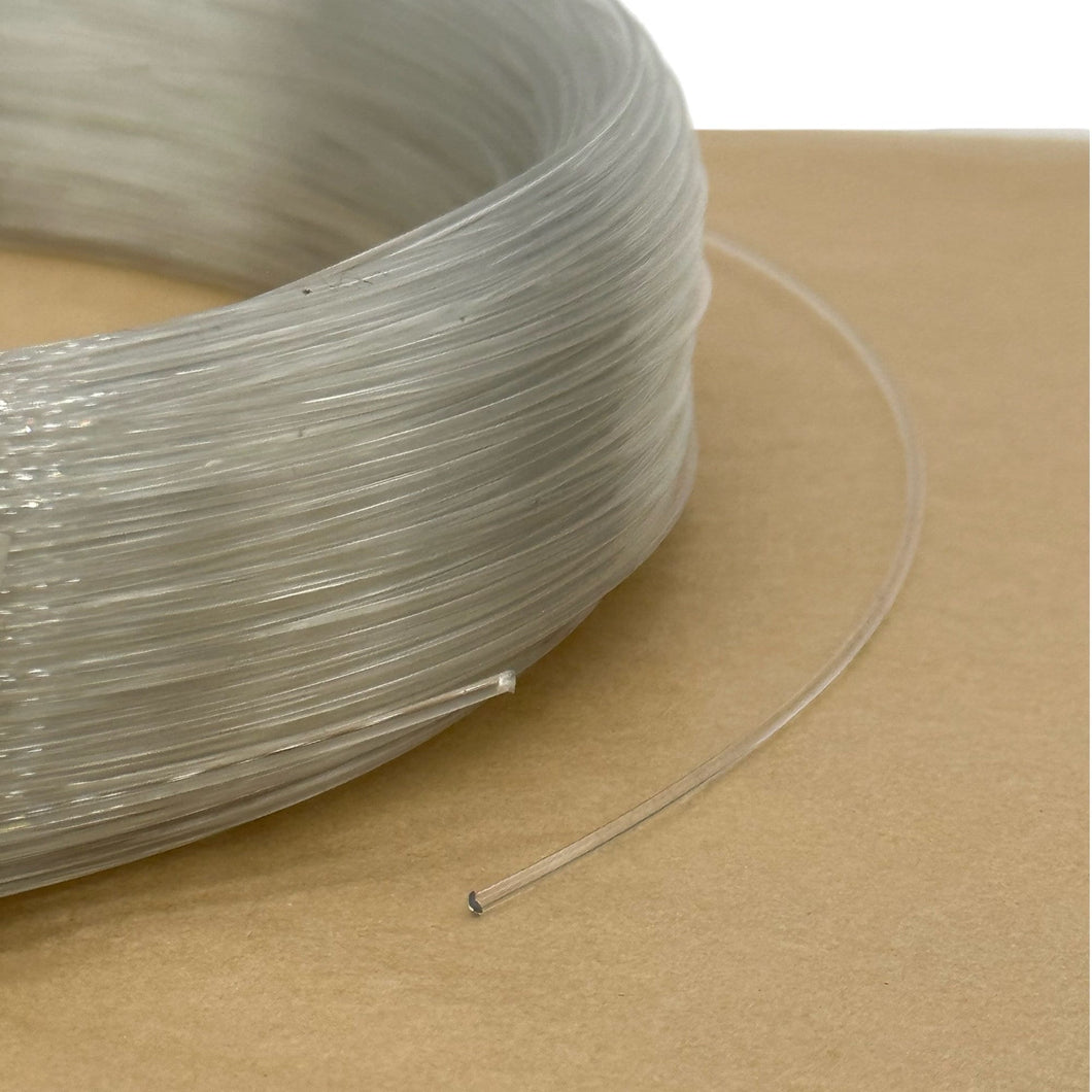 10m x 1,0 mm Transparent Hat Brim Wire for Millinery