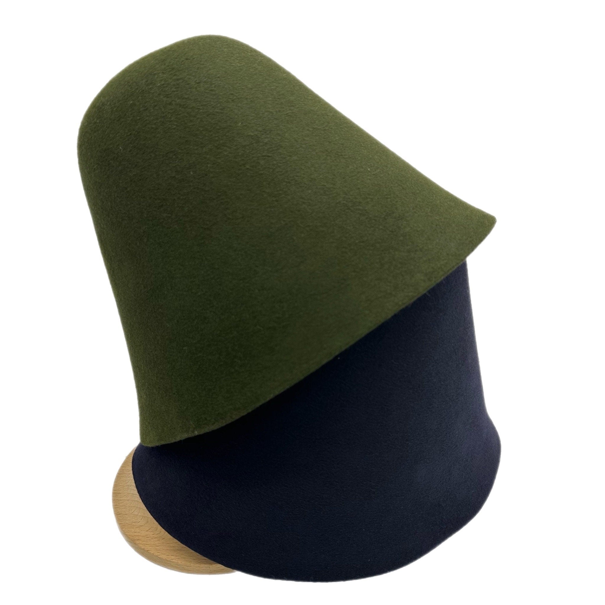Men's Fur Felt Hat Bodies High-Density and Hard Stiffened for Hat Making