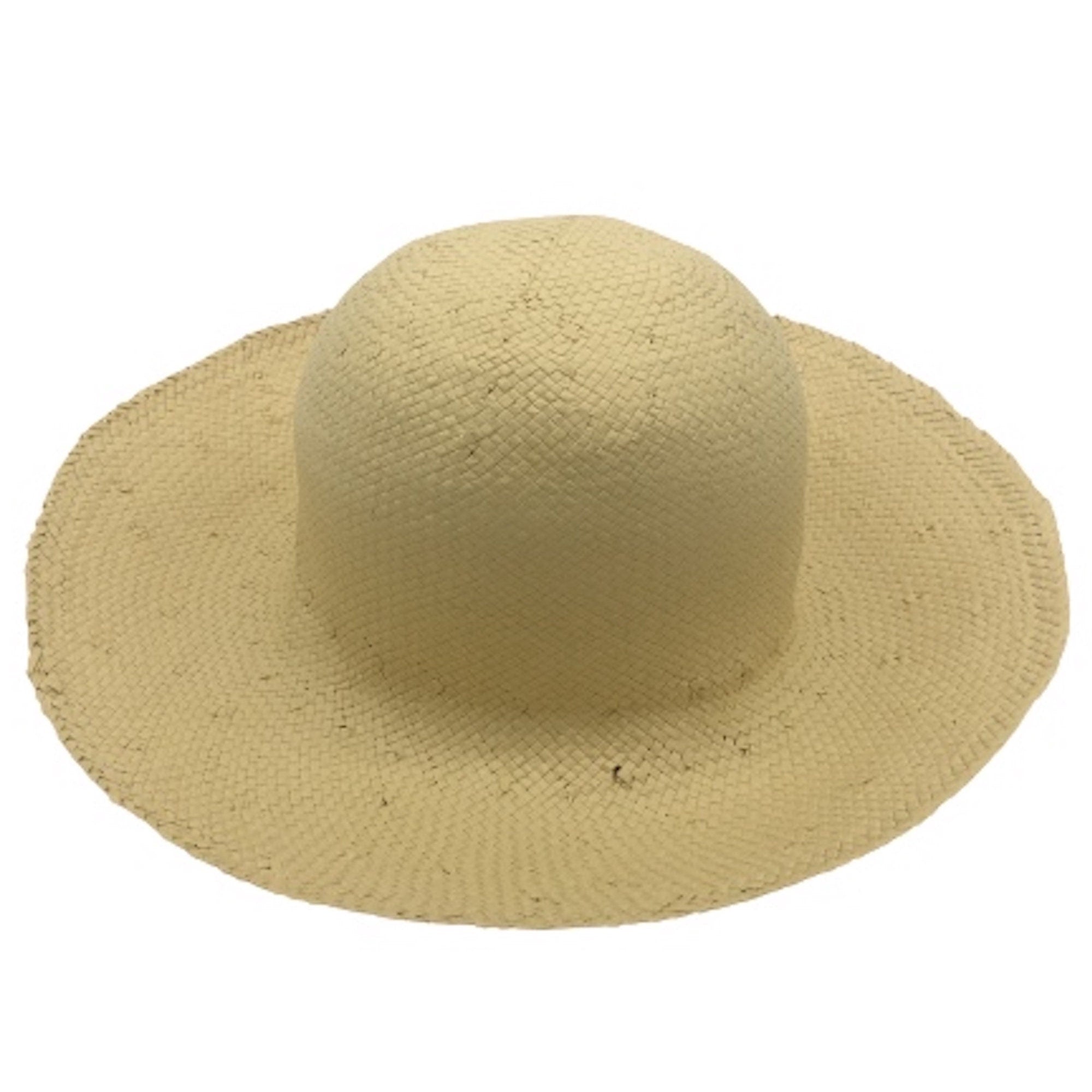 11" Panama Paper Straw Capeline Hat Bodies for Millinery and Hat Making