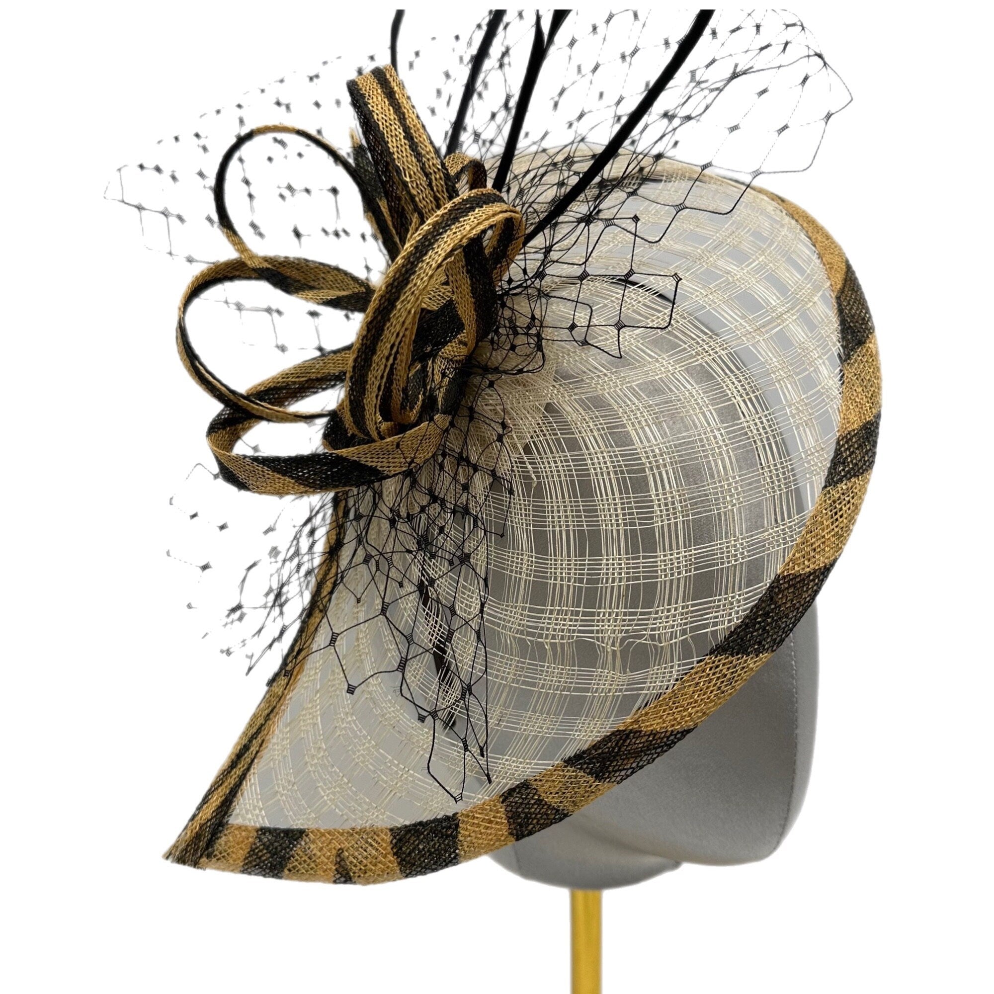 Derby Sinamay Fascinator hat