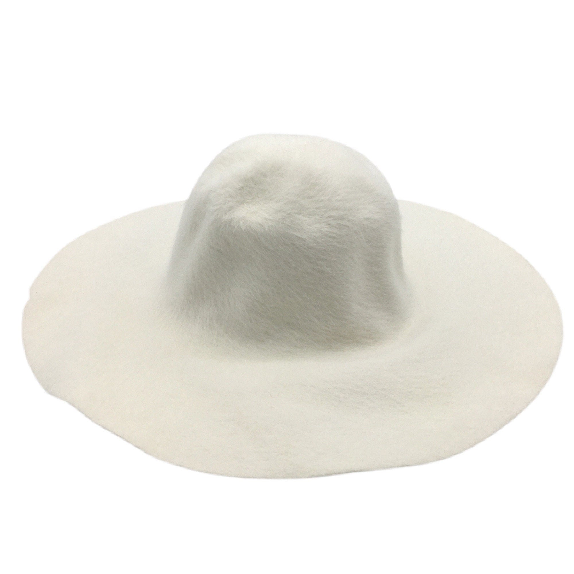 Long Hair Fur Felt Capeline Hat Body - Melusine