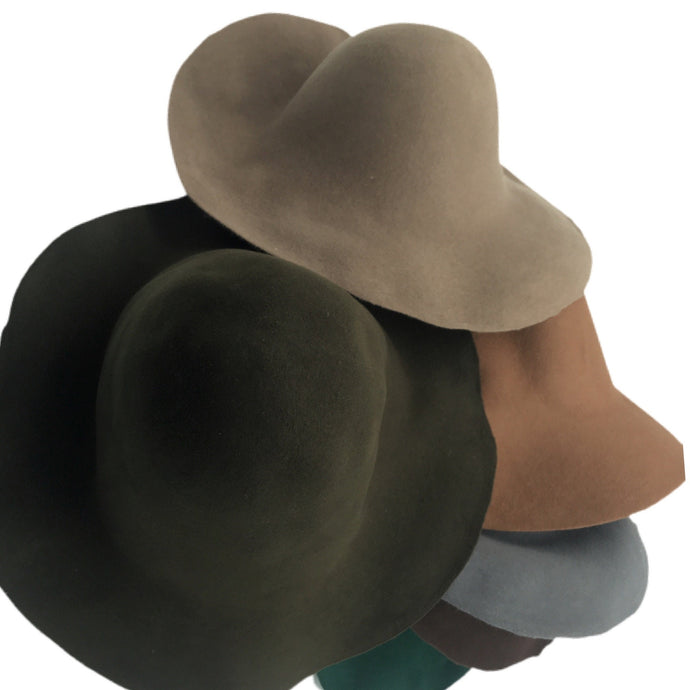 Heavy Weight Wool Felt Capeline Hat Bodies for Millinery