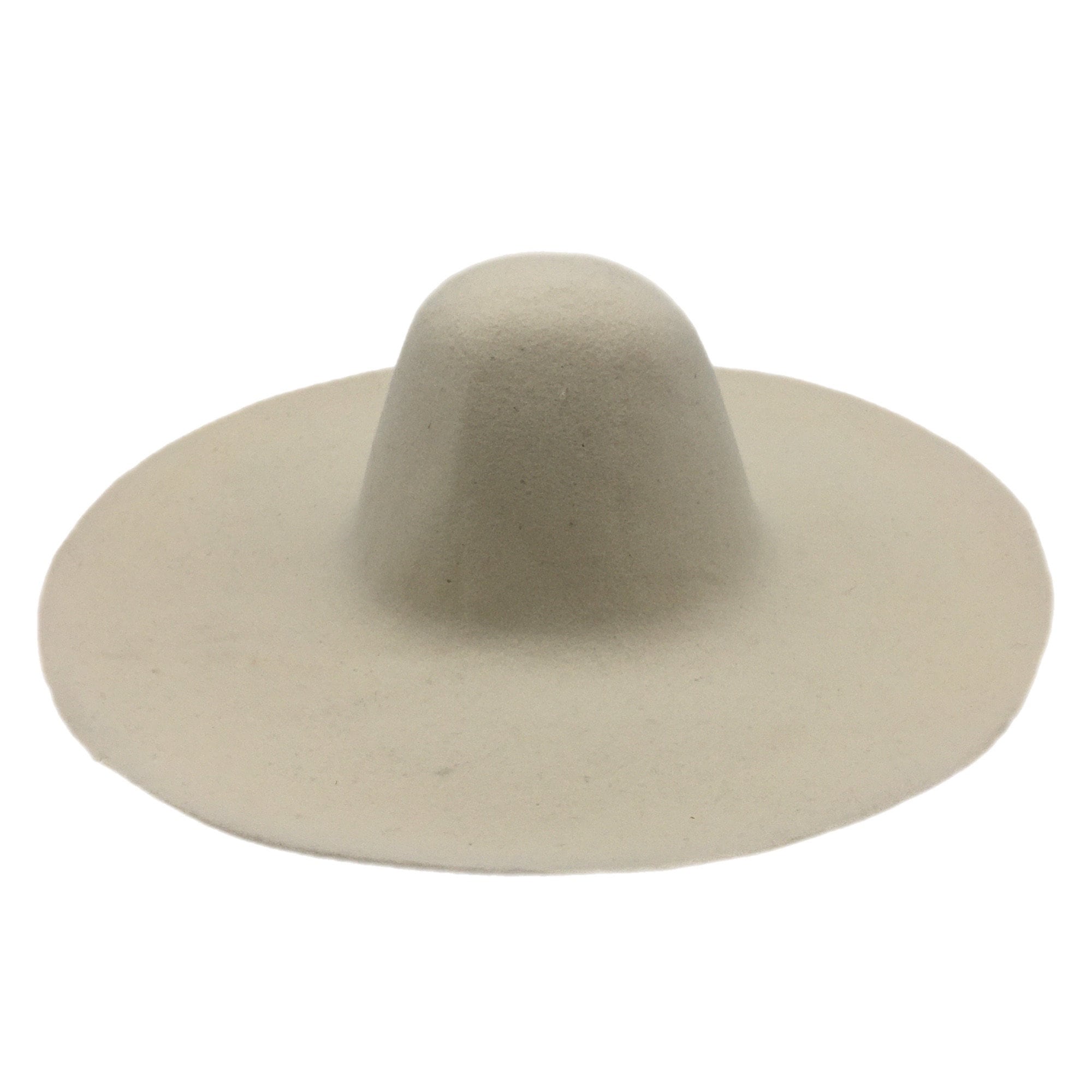 Set of 3 200 g Wool Felt Capeline Hat Bodies for Millinery