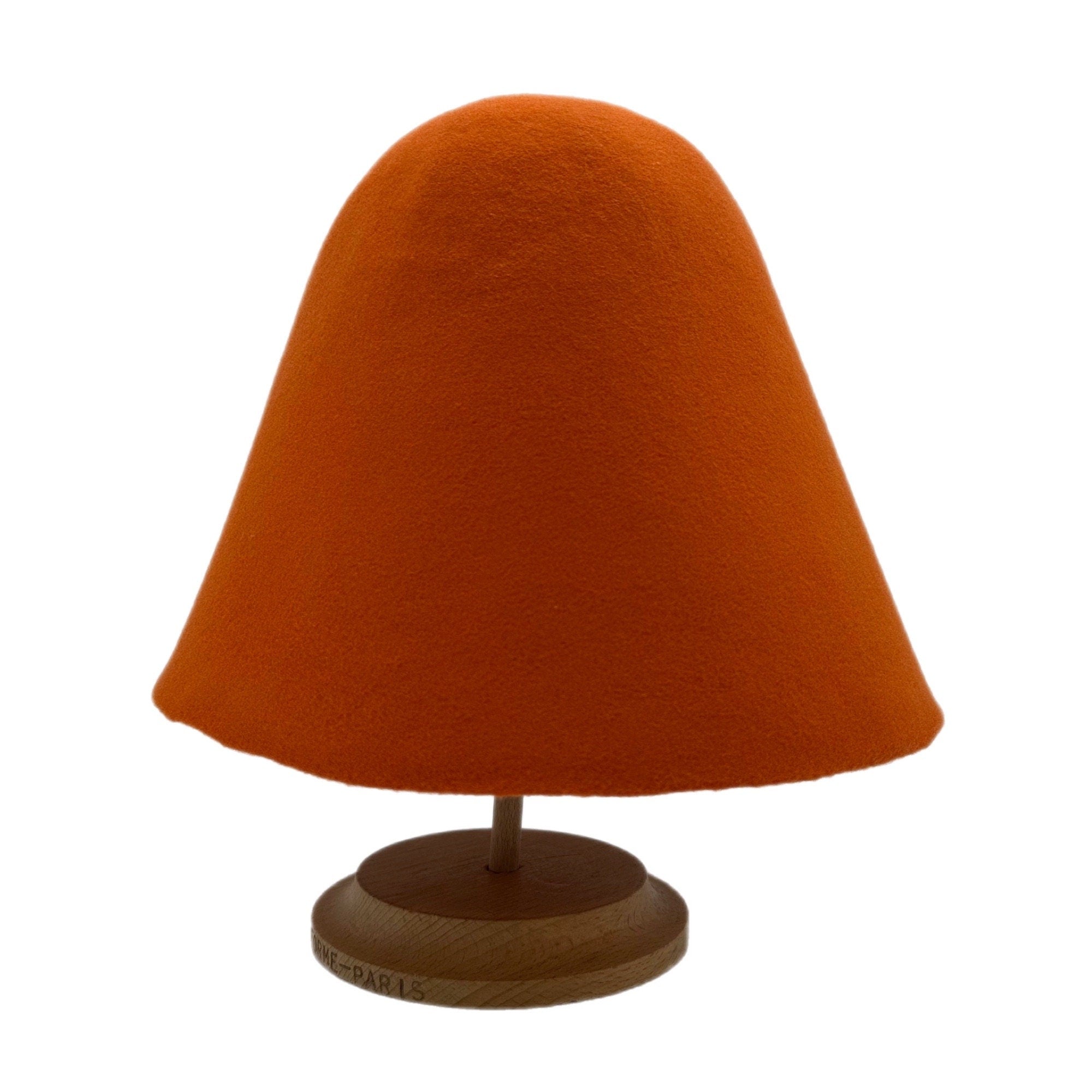 Felt Cones Wool Hat Bodies for Millinery Orange