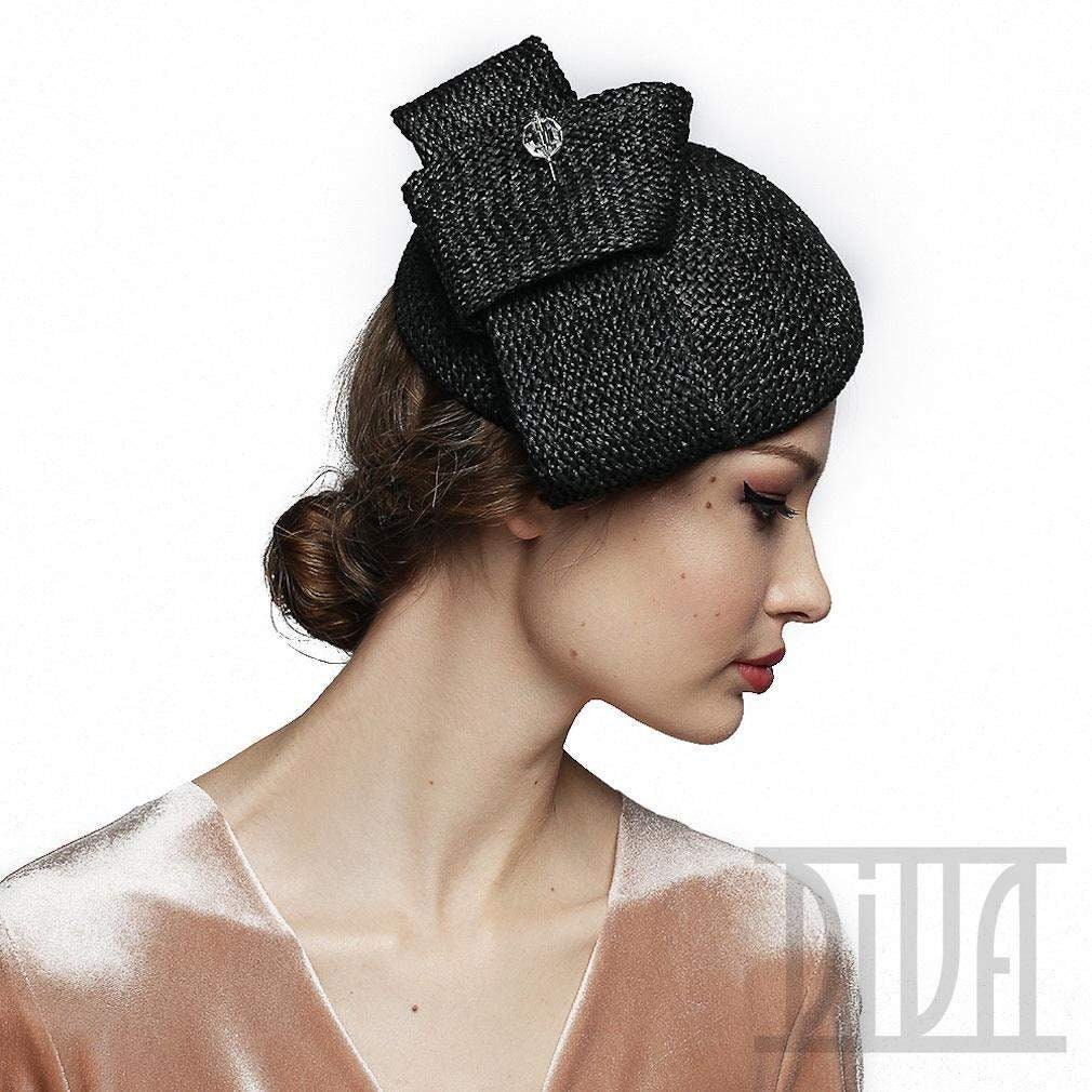 Pretty Straw Fascinator with Pin Derby Church Wedding Hats - DivaHats Boutique