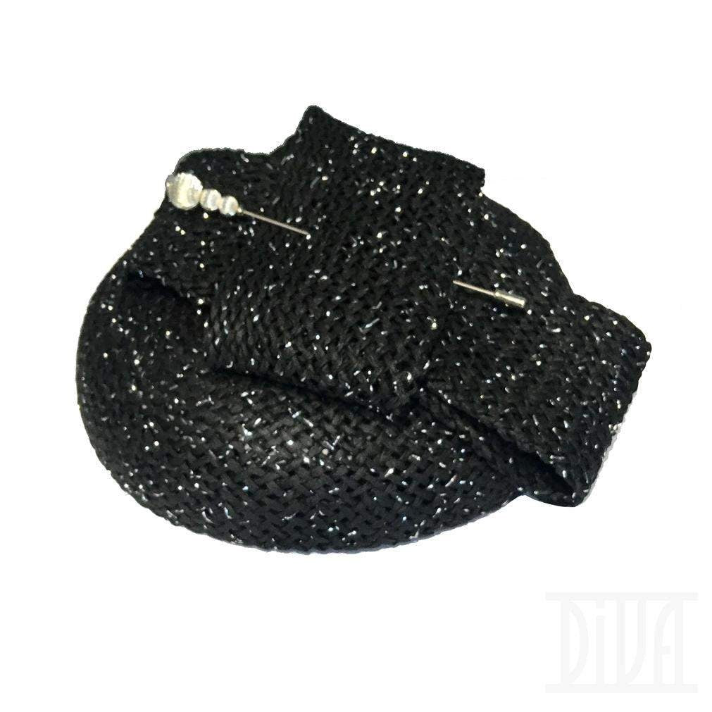 Pretty Straw Fascinator with Pin Derby Church Wedding Hats - DivaHats Boutique