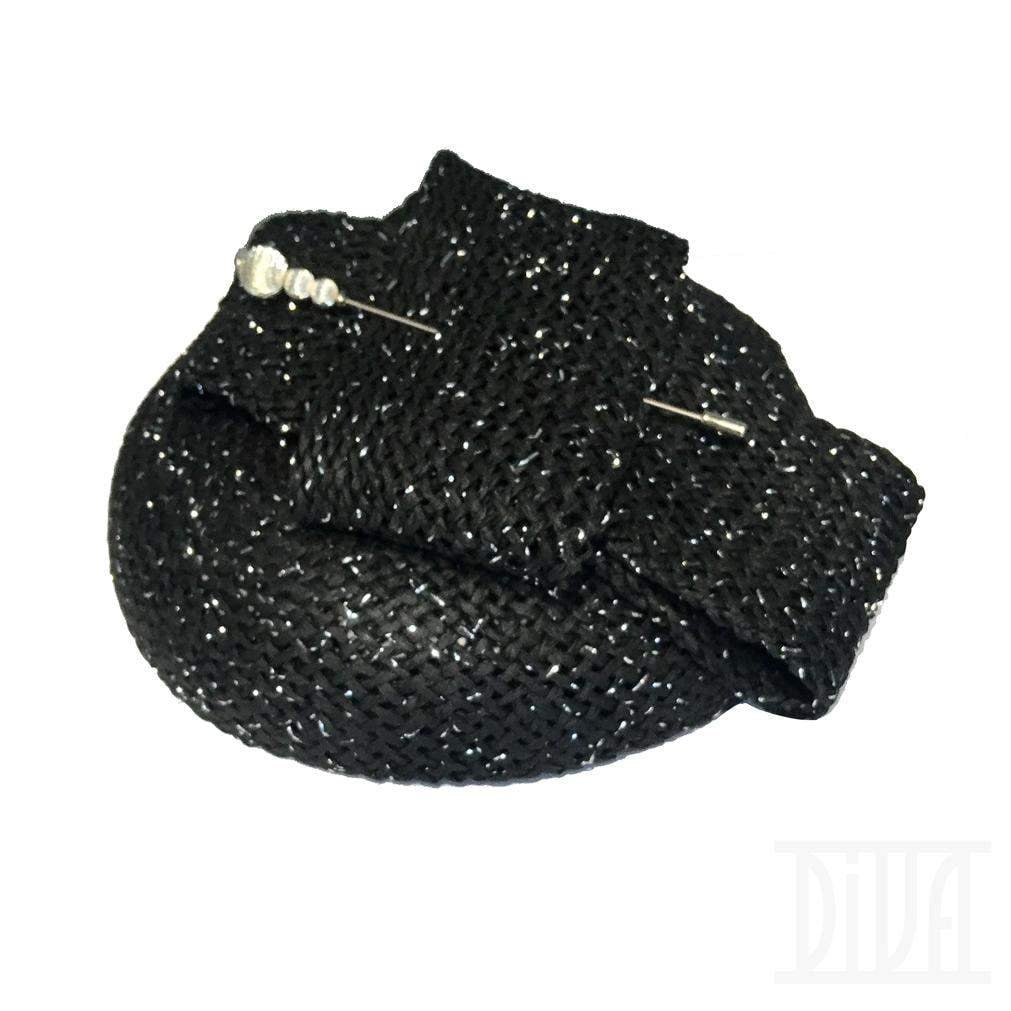 Pretty Straw Fascinator with Pin Derby Church Wedding Hats - DivaHats Boutique