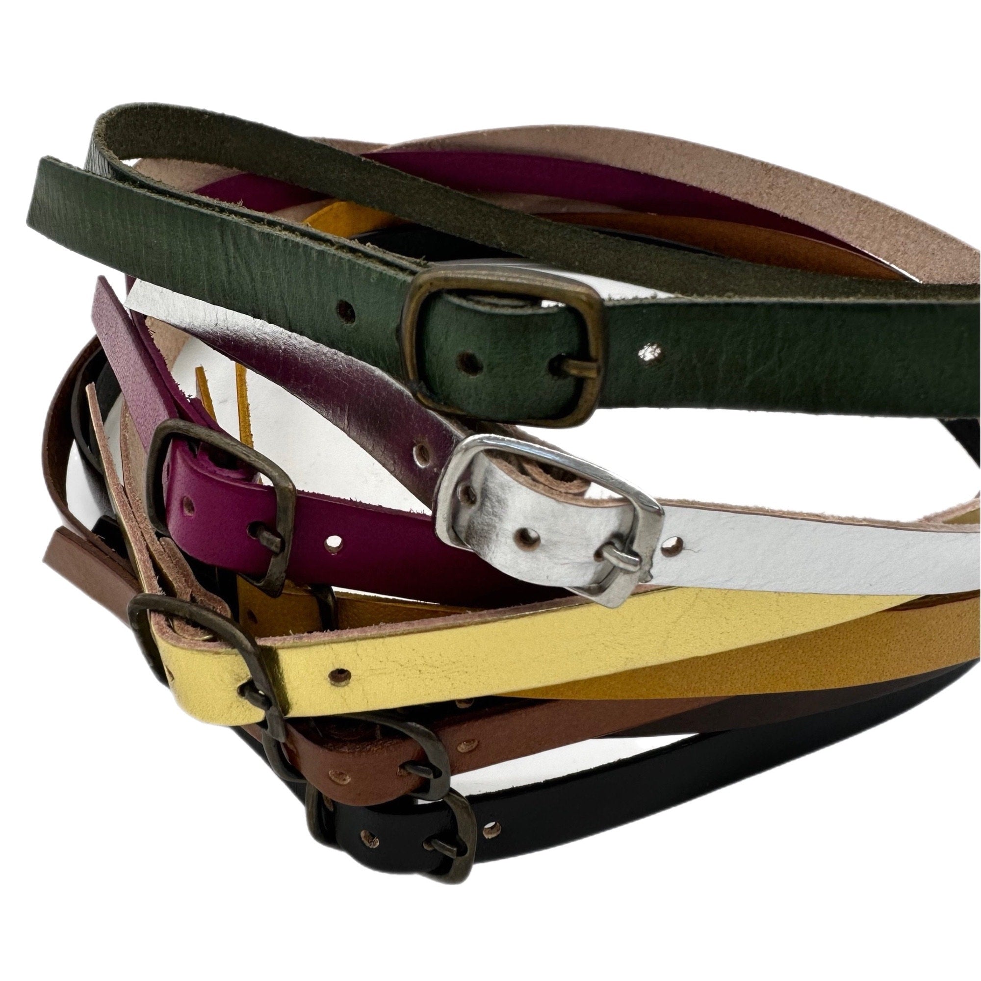 Hatband Leather Belt Adjustable Hat Accessories