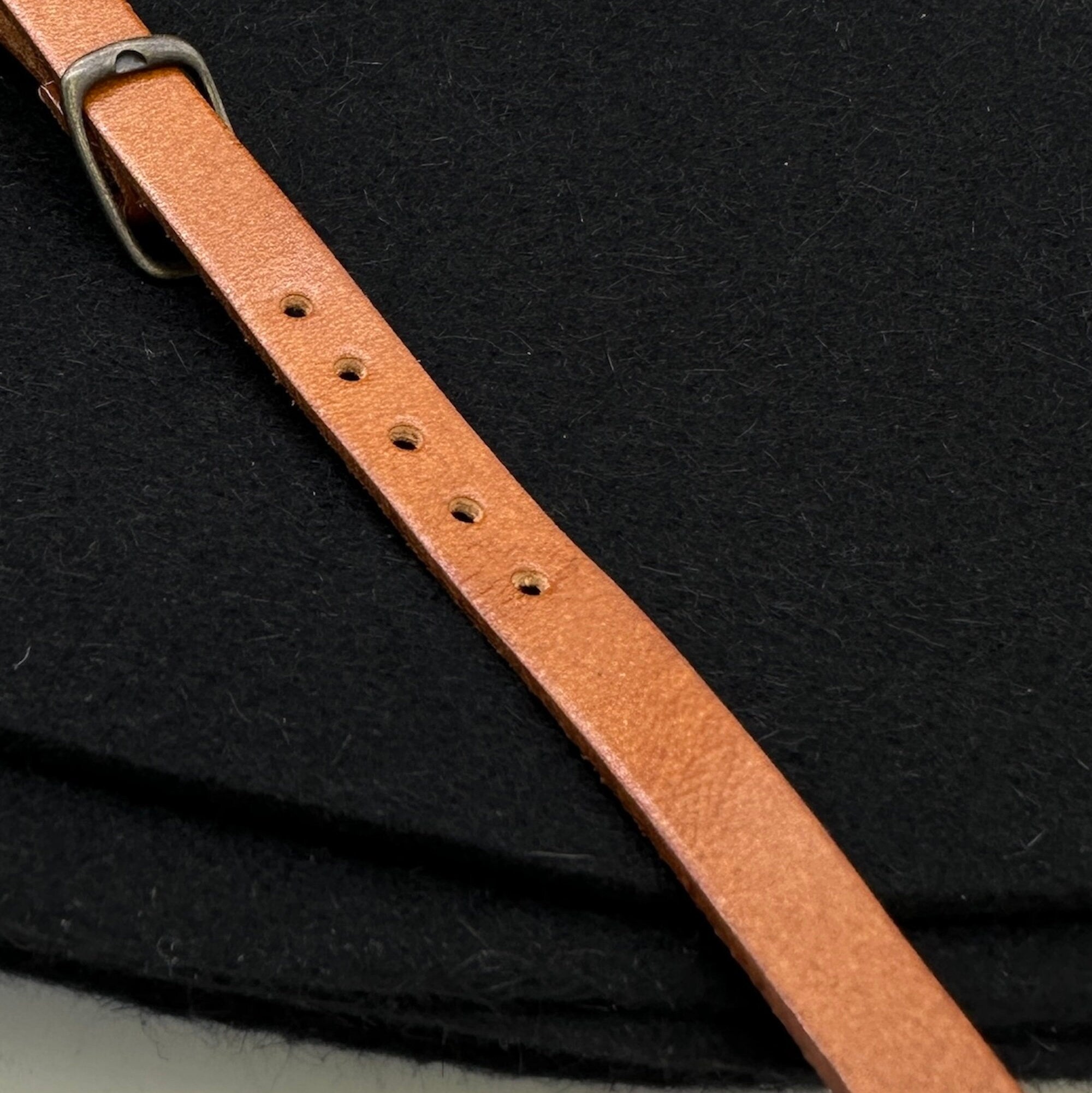 Hatband Leather Belt Adjustable Hat Accessories