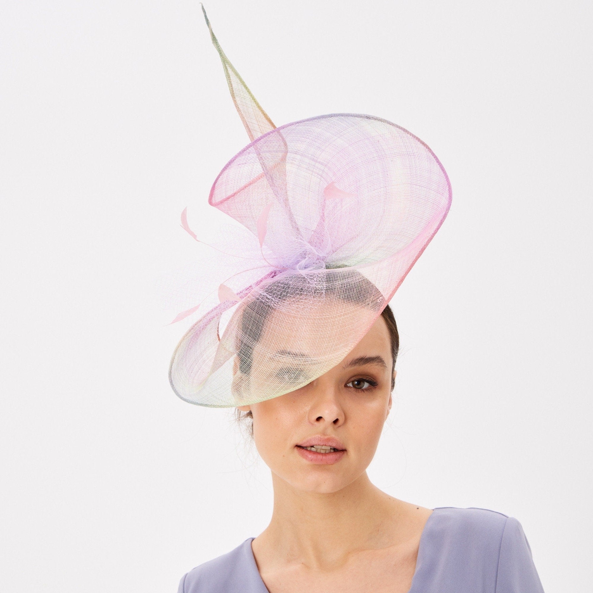 Multicolor Fascinator Headband Wedding Tea Party Cocktail Hat