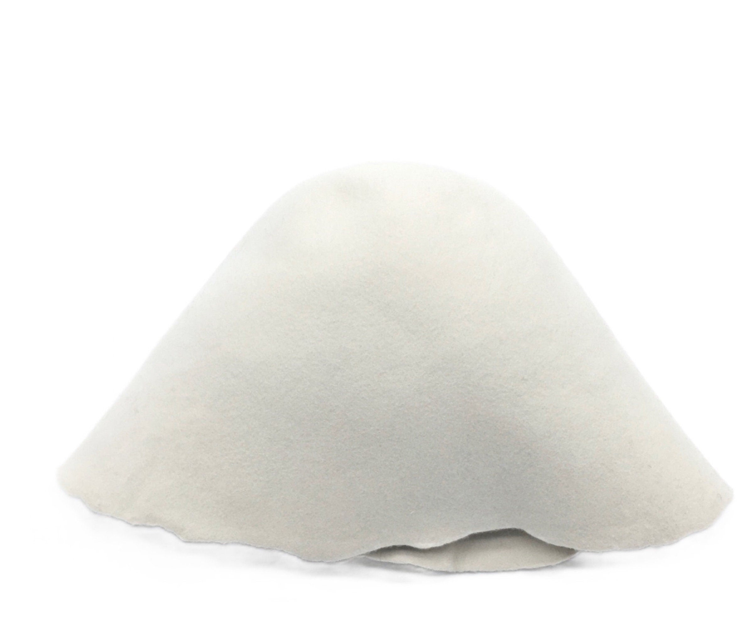 White Felt Cones Wool Hat Bodies for Millinery