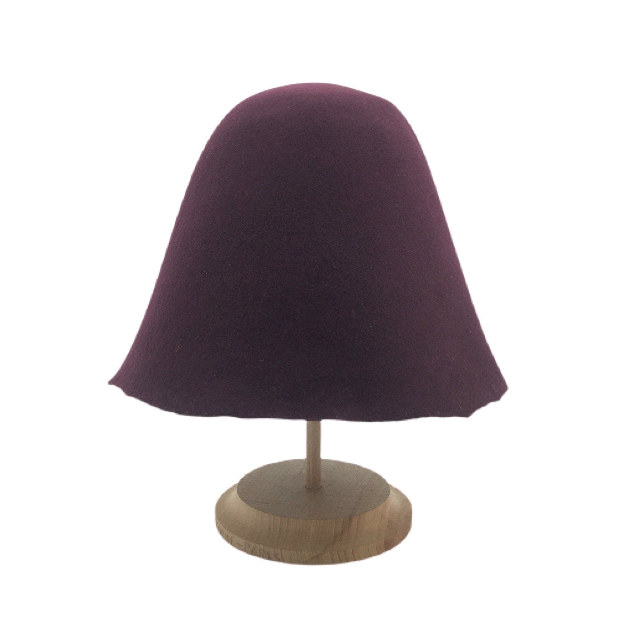 Burgundy Felt Cones Wool Hat Bodies for Millinery