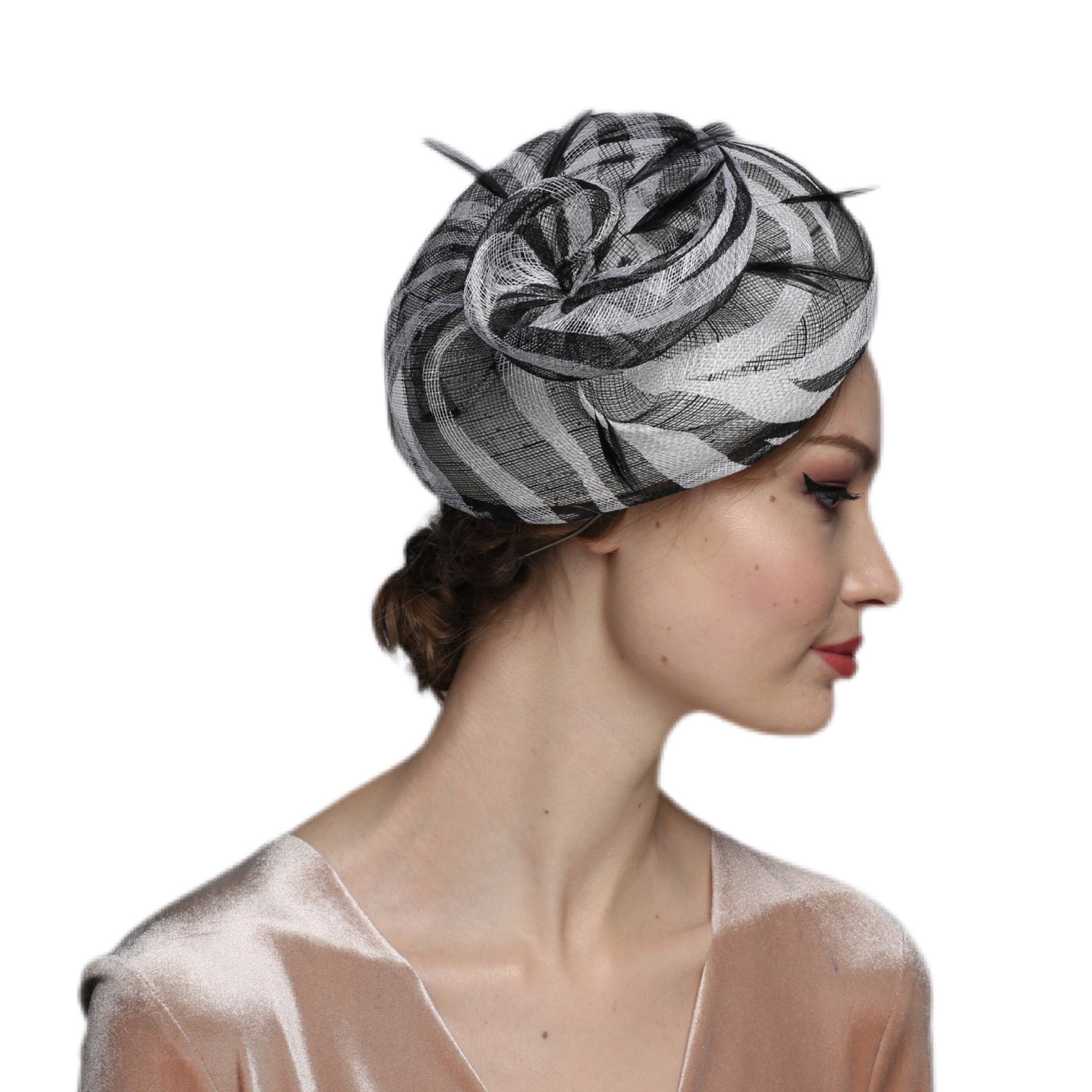 Chic Straw Kentucky Derby Hat Beret