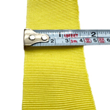 Load image into Gallery viewer, 1,58 inch (40mm) Yellow Millinery Grosgrain Ribbon - 1yard