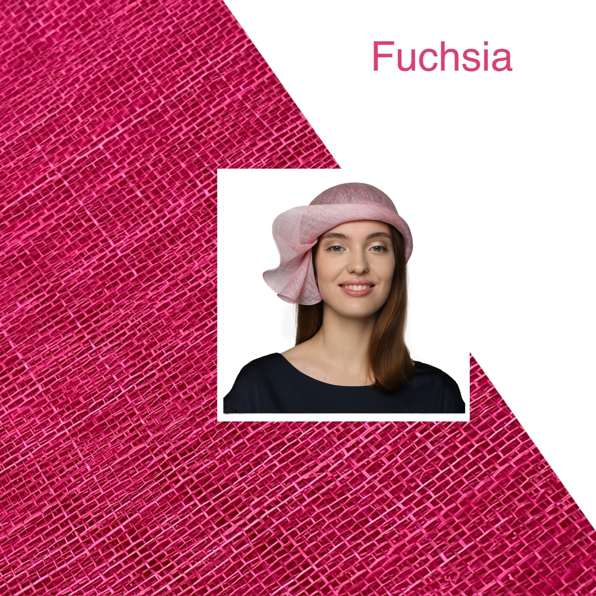 Pretty Pink Derby Cloche Hat Perfect Ladies Headwear