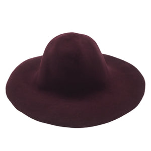 Set of 24 Heavy-Weight Wool Felt Capeline Hat Bodies Wholesale