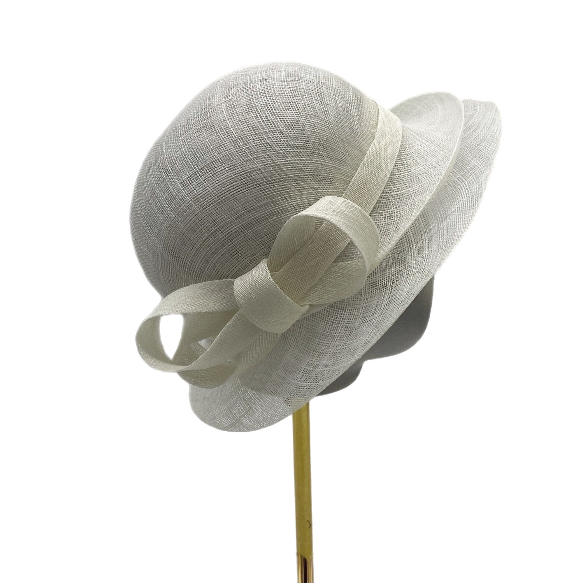 Derby Cloche Hat Elegant Double-brim Headwear