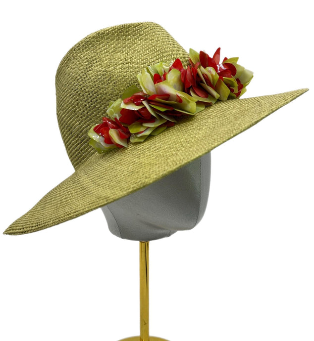 Elegant Green Kentucky Derby Fedora Hat Exclusive Ladies Headwear