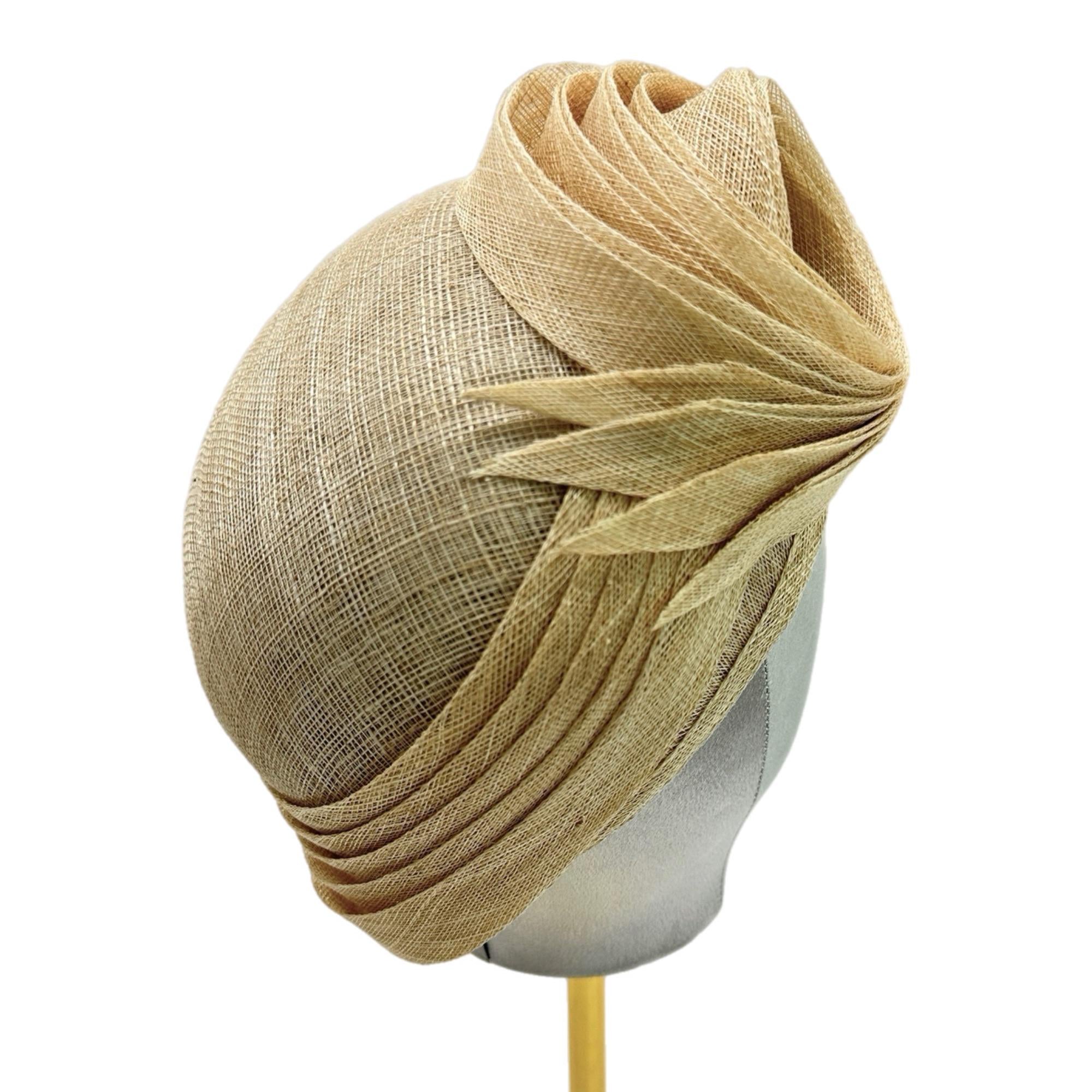 Creative Lavender&Orange Cloche Hat with a Bow Derby Church Headwear