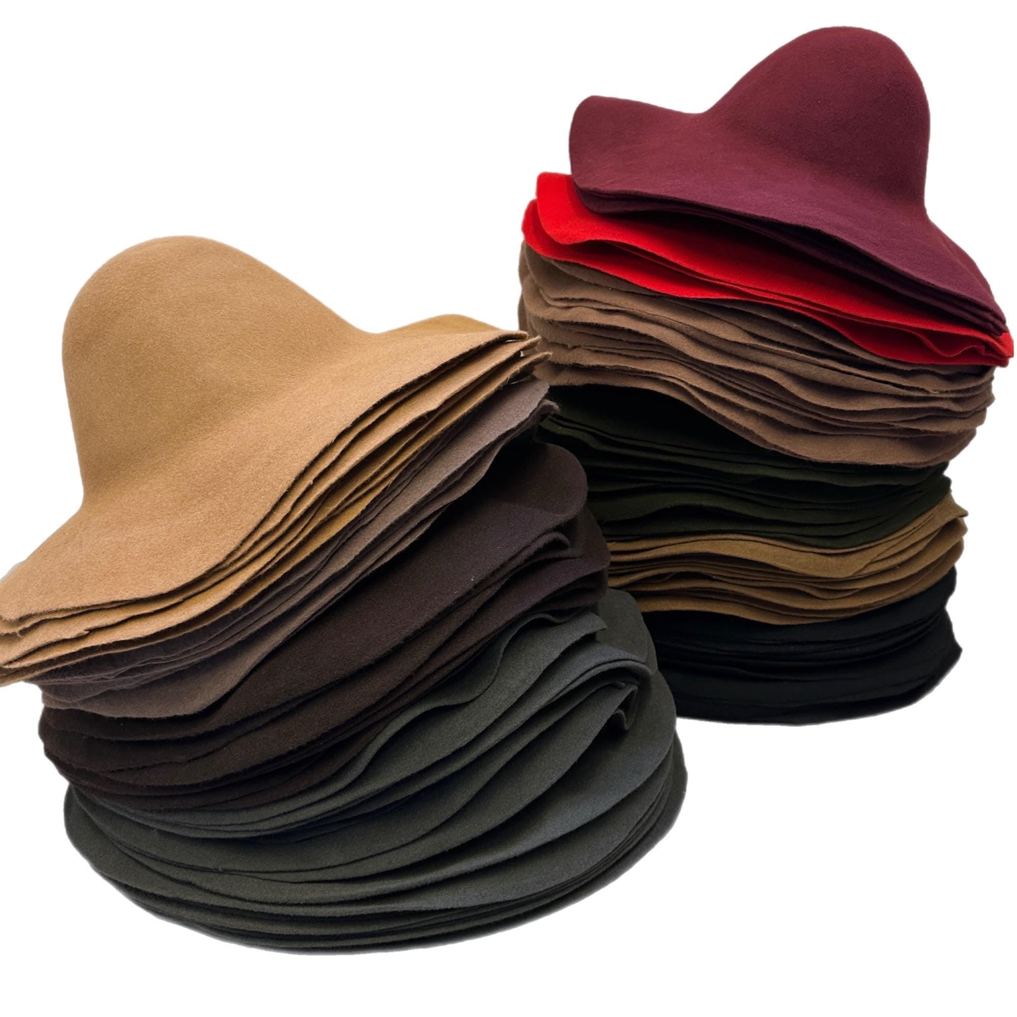 Heavy Weight Wool Felt Capeline Hat Body for Millinery