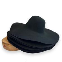 Load image into Gallery viewer, Set of 12 Heavy Weight Wool Felt Capeline Hat Body Wholesale 200g (7 oz)