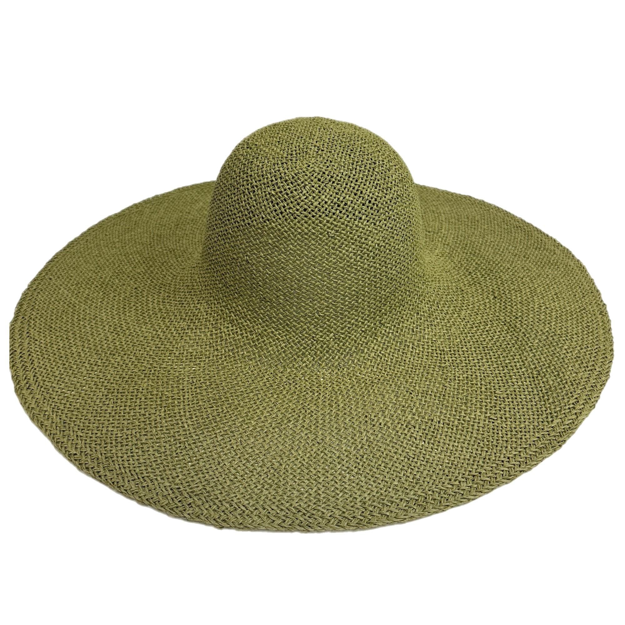 Green Giant Straw Hat Bodies Twisted Paper for Millinery and Hat Making