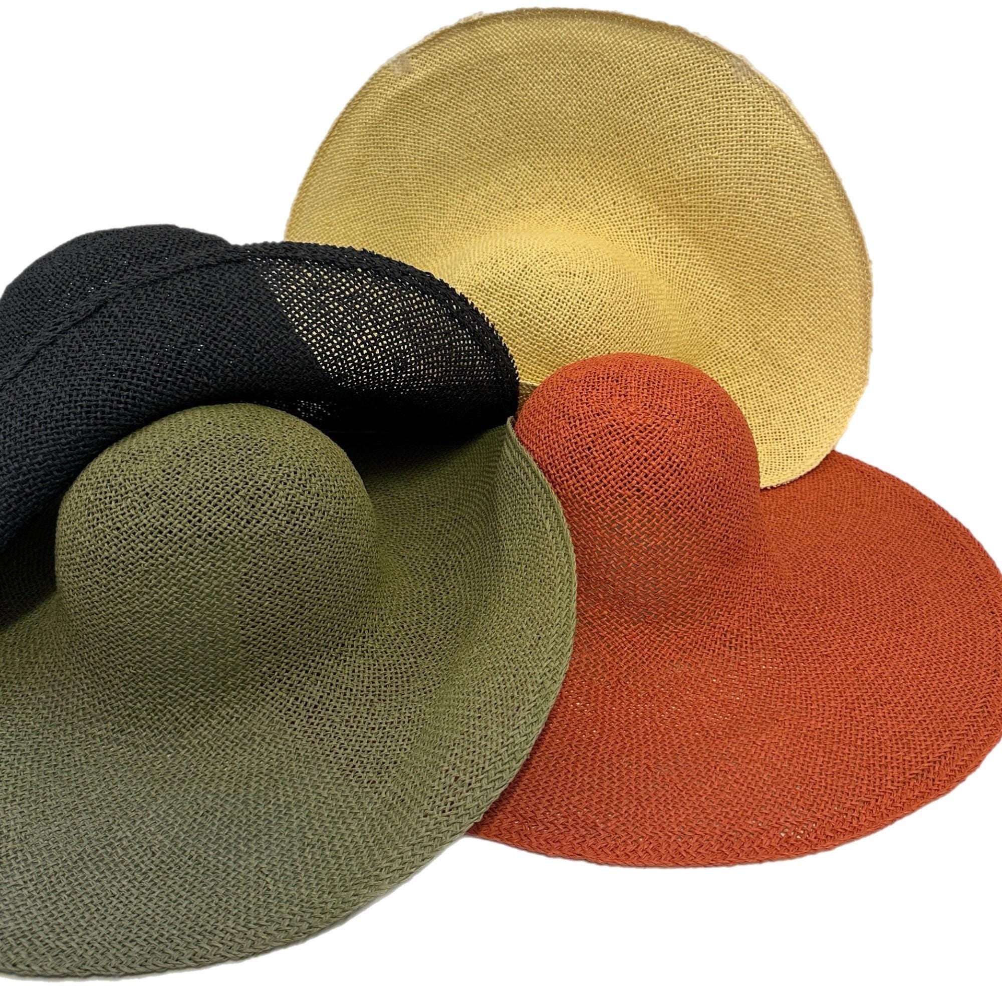 Giant Straw Hat Bodies Twisted Paper for Millinery and Hat Making