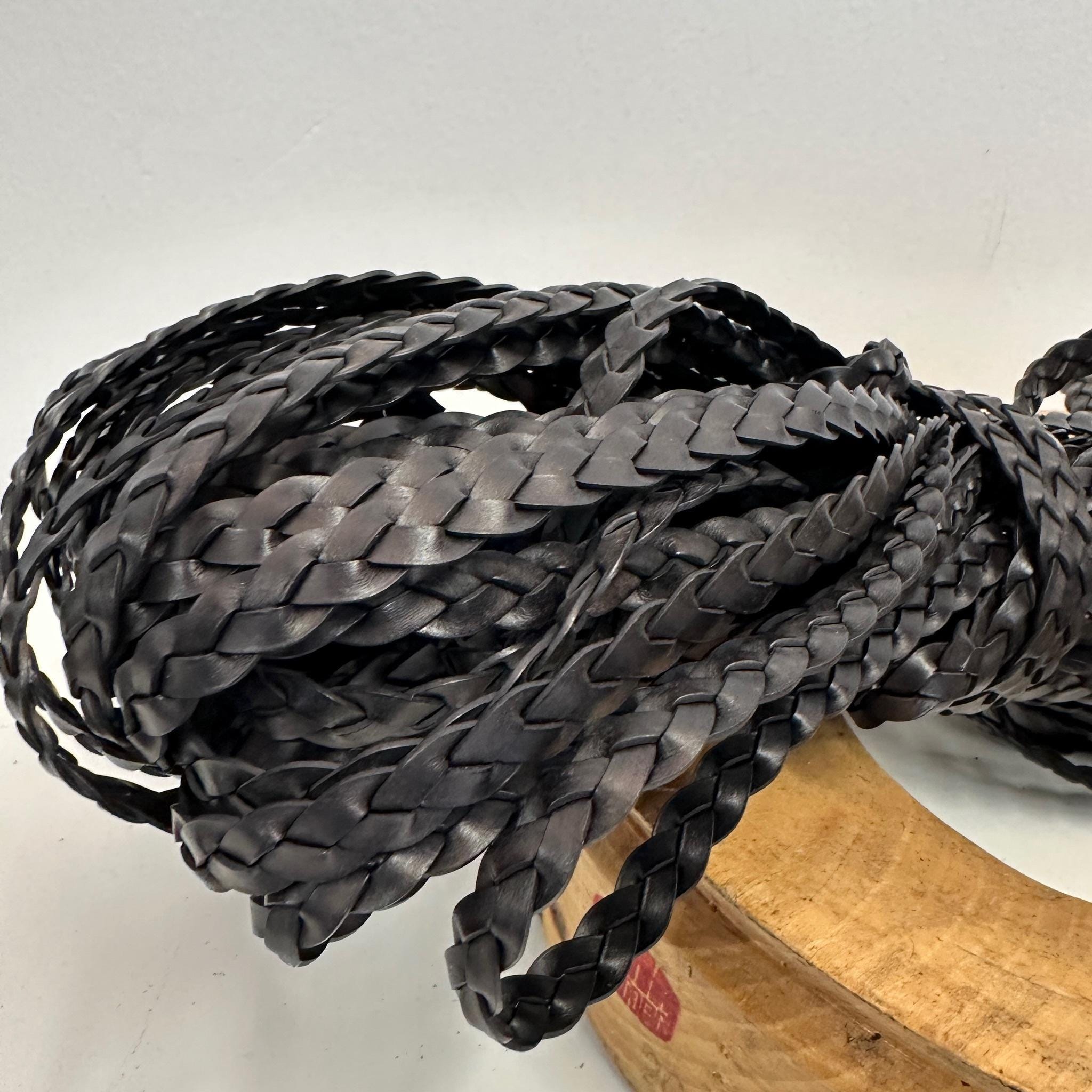 Hat Band Leather Tooled Braid